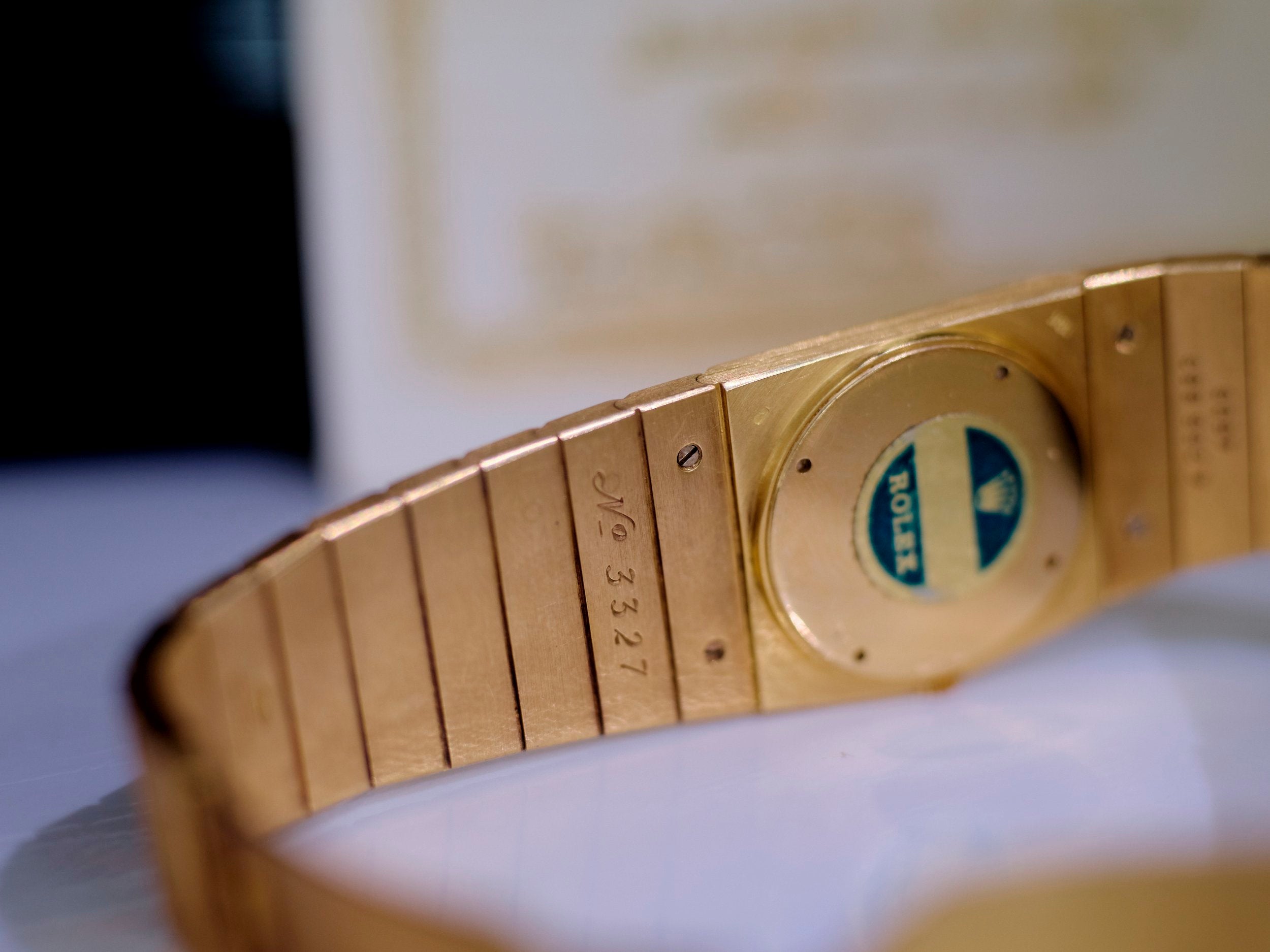 Rolex King Midas 4609 - 18k Yellow Gold & Diamond Bezel