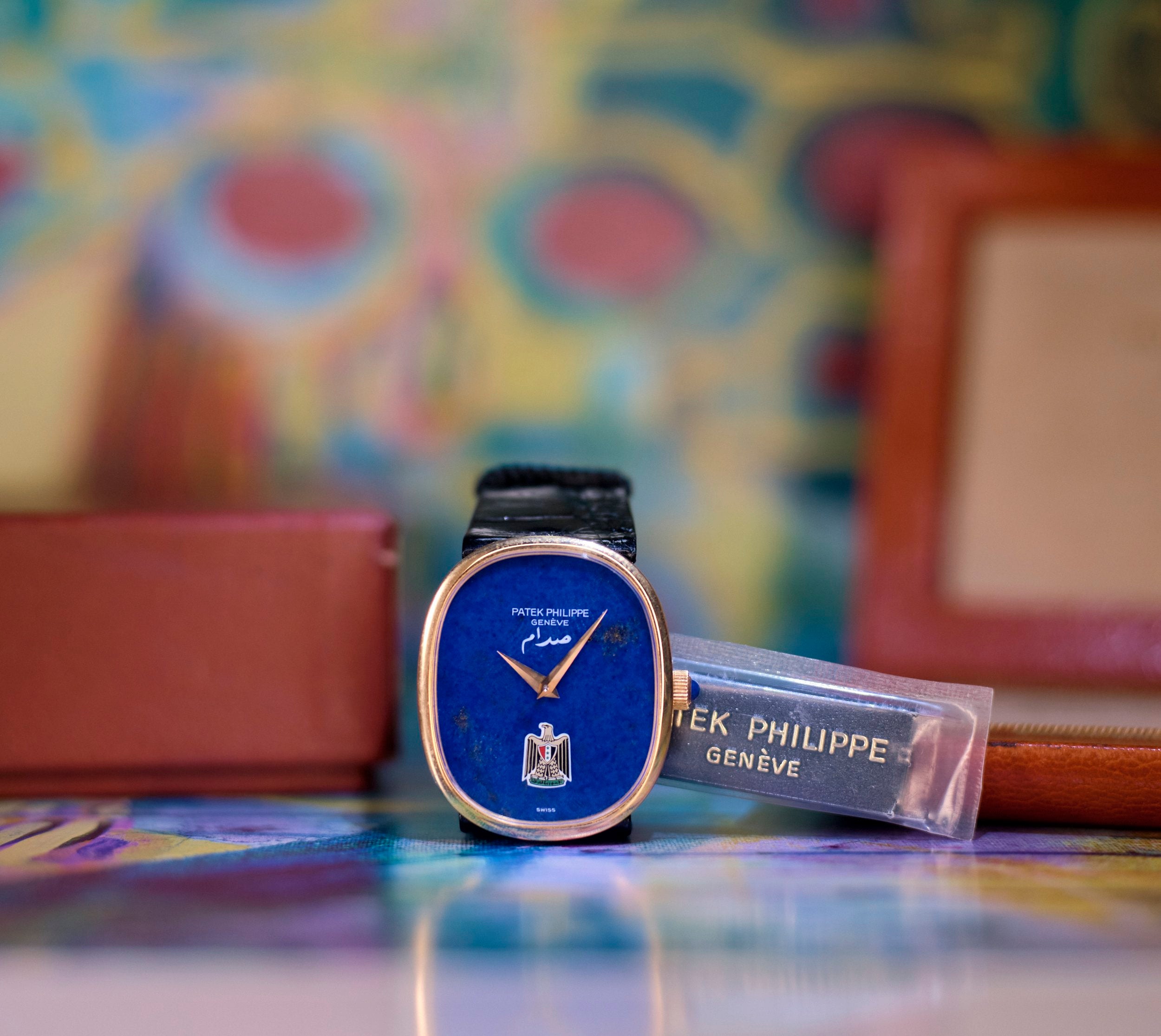 Patek Philippe 3848 - 18k Gold Lapis Dial