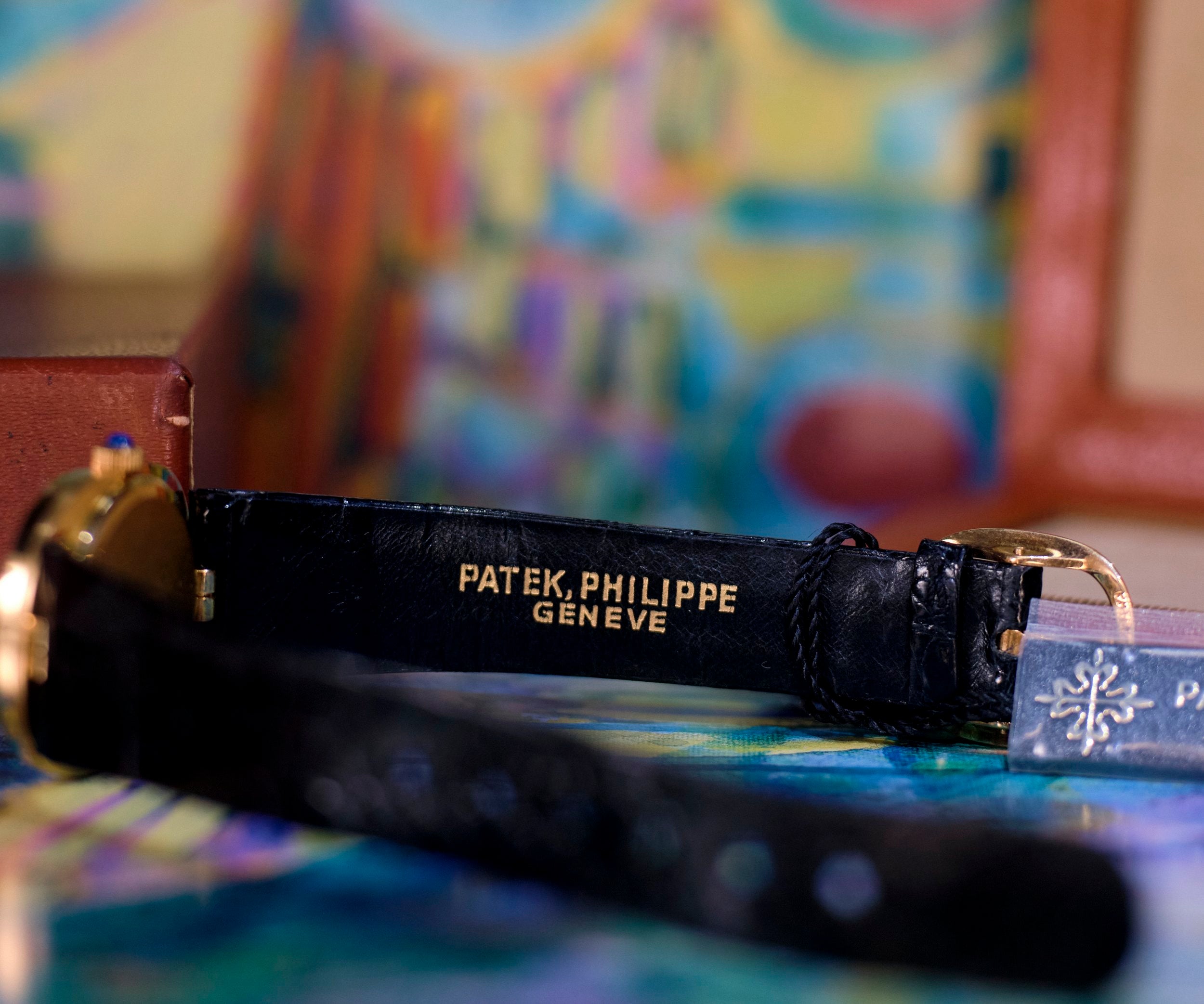 Patek Philippe 3848 - 18k Gold Lapis Dial