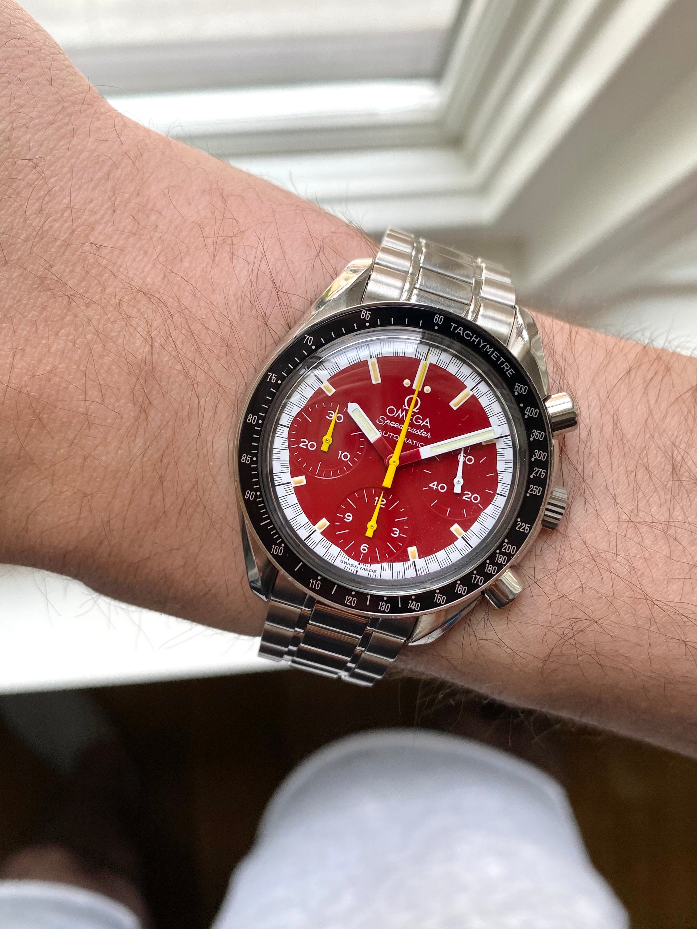 Omega Speedmaster Schumacher - Red.