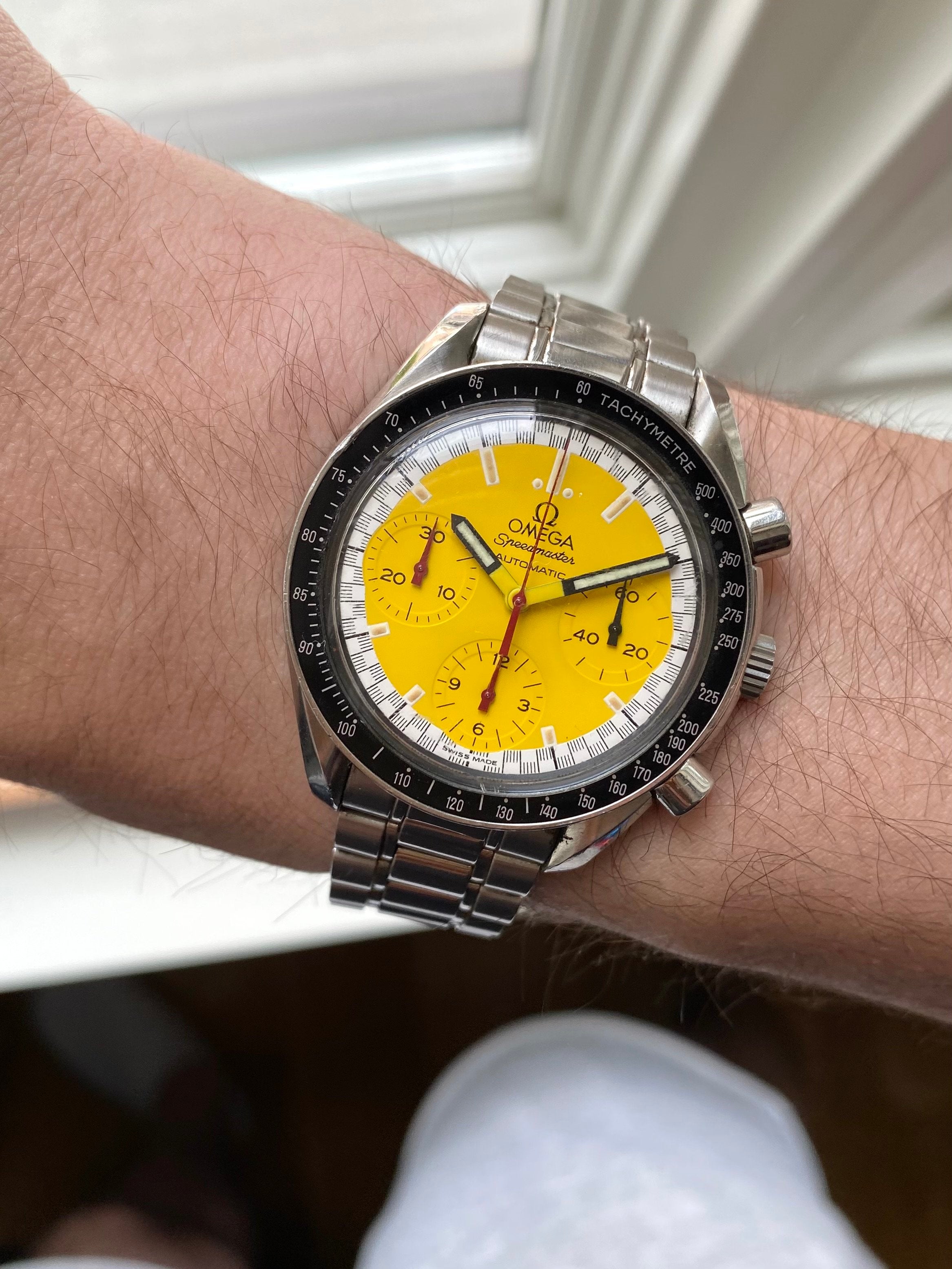 Omega Speedmaster Schumacher - Yellow.