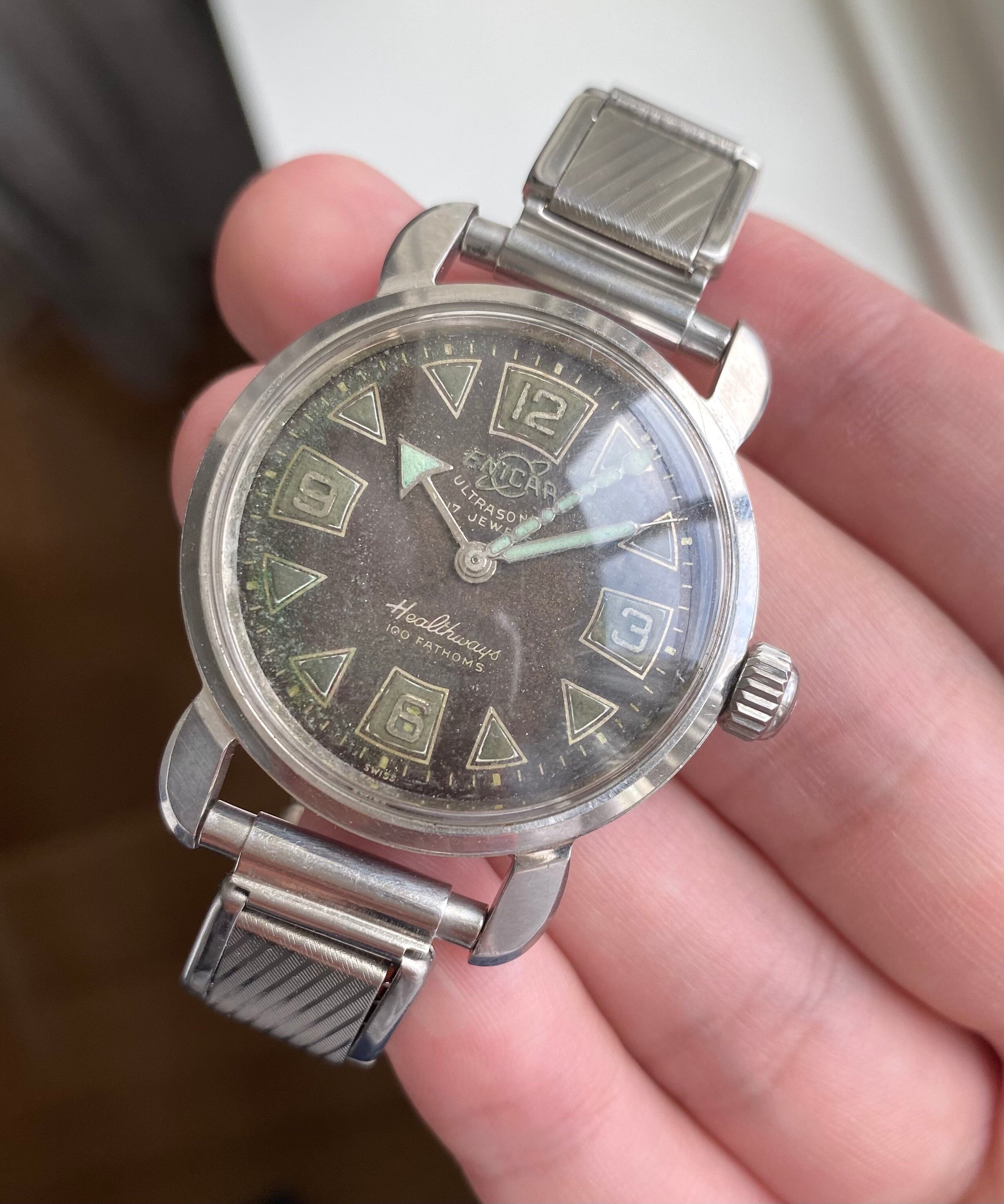 Enicar Ultrasonic Seapearl "Healthways" — Tropical Dial