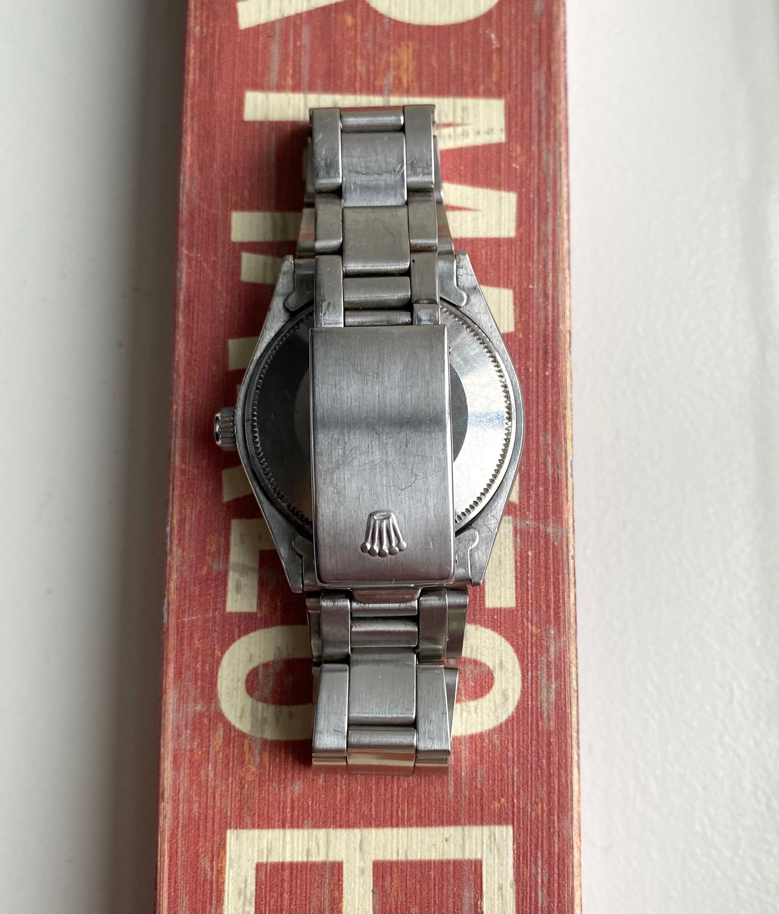 Rolex Air King ref. 5500 — Silver Linen Dial