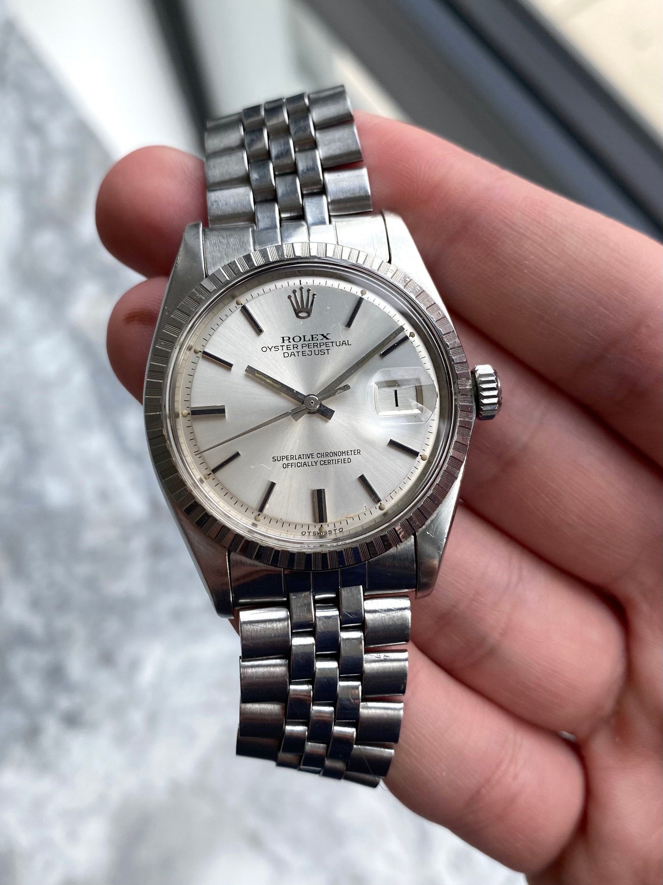 Rolex Datejust 1603 - Silver Sigma.