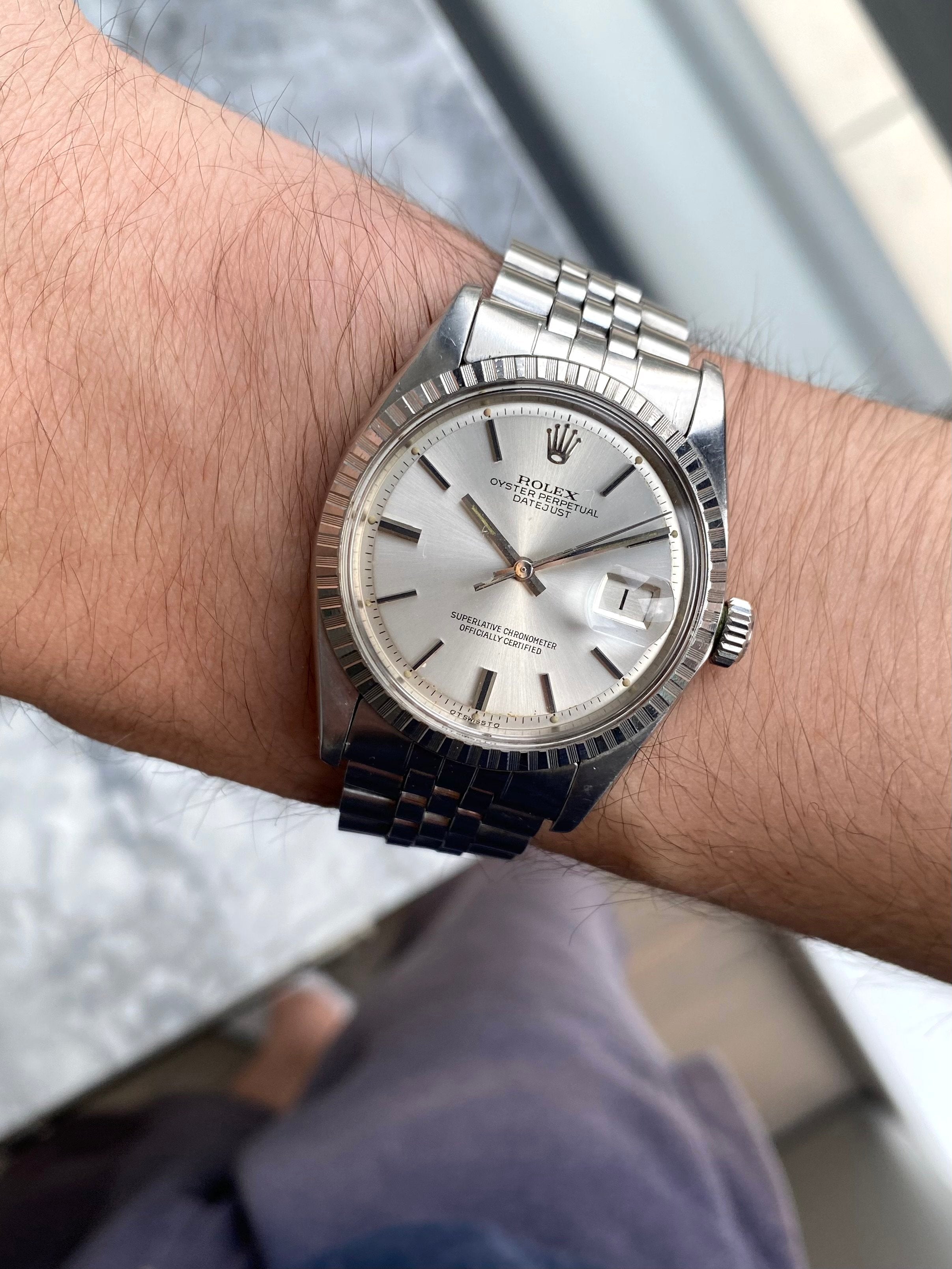 Rolex Datejust 1603 - Silver Sigma.