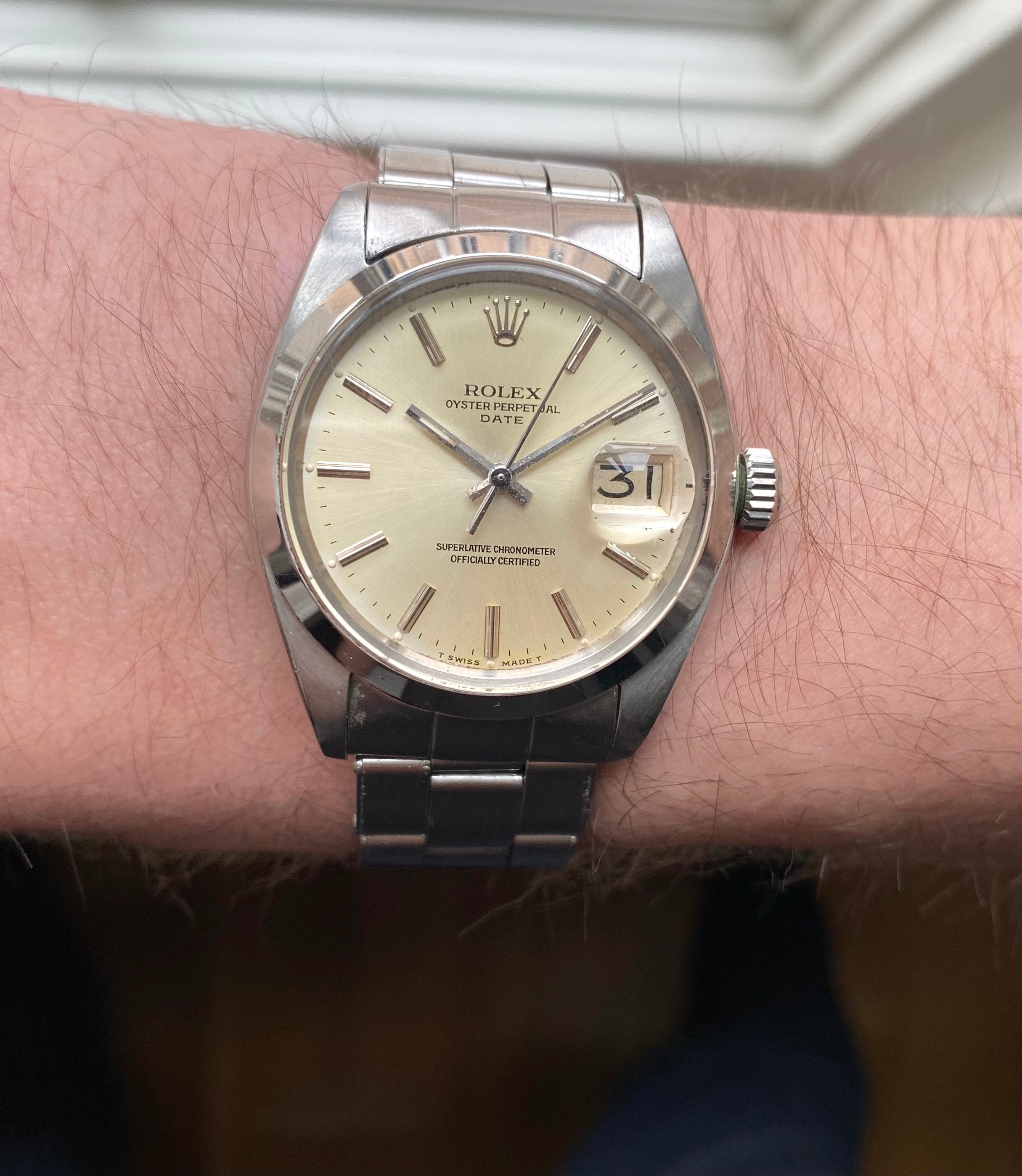 Rolex Oysterperpetual ref. 1500 — Cream Dial