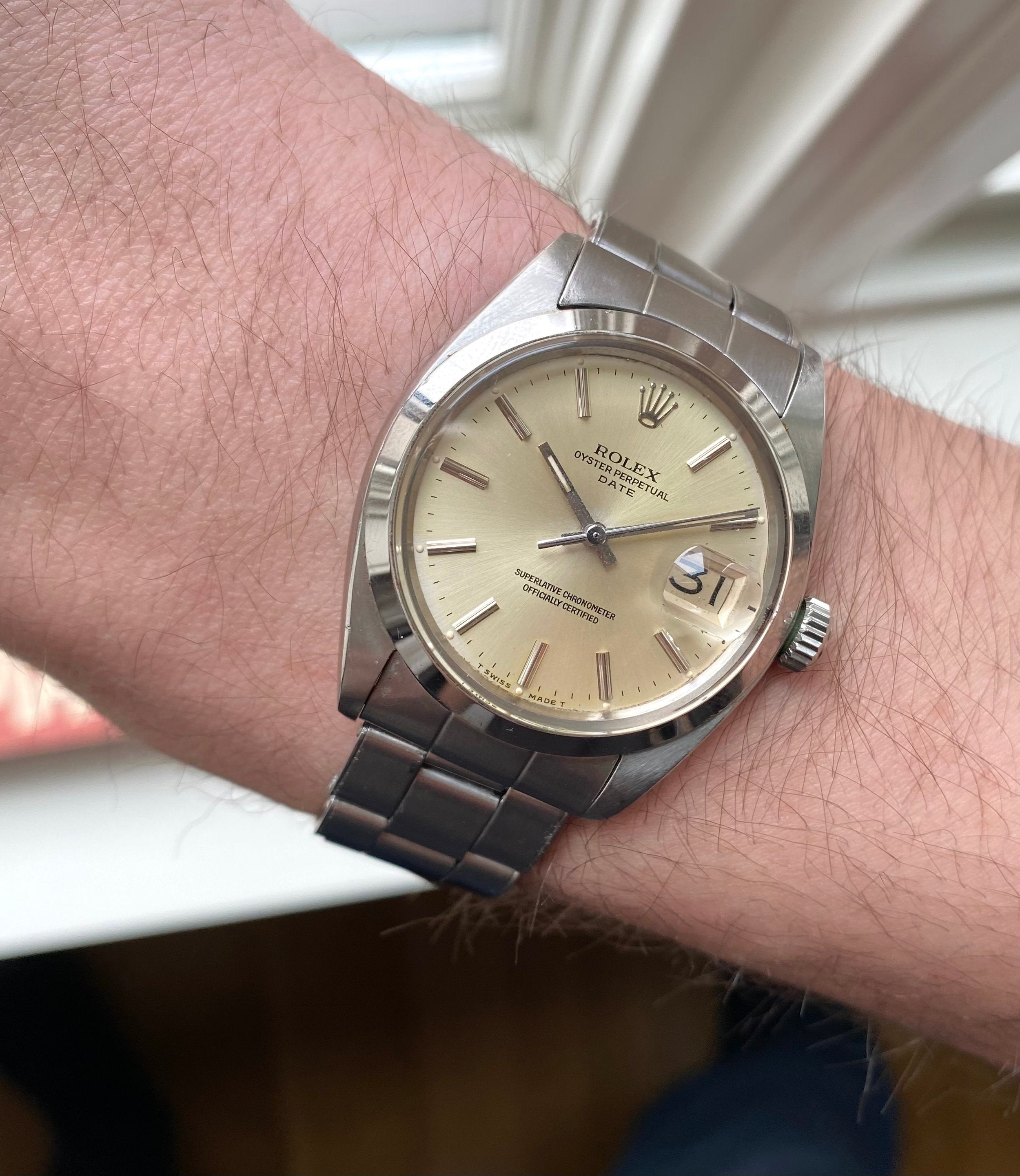 Rolex Oysterperpetual ref. 1500 — Cream Dial