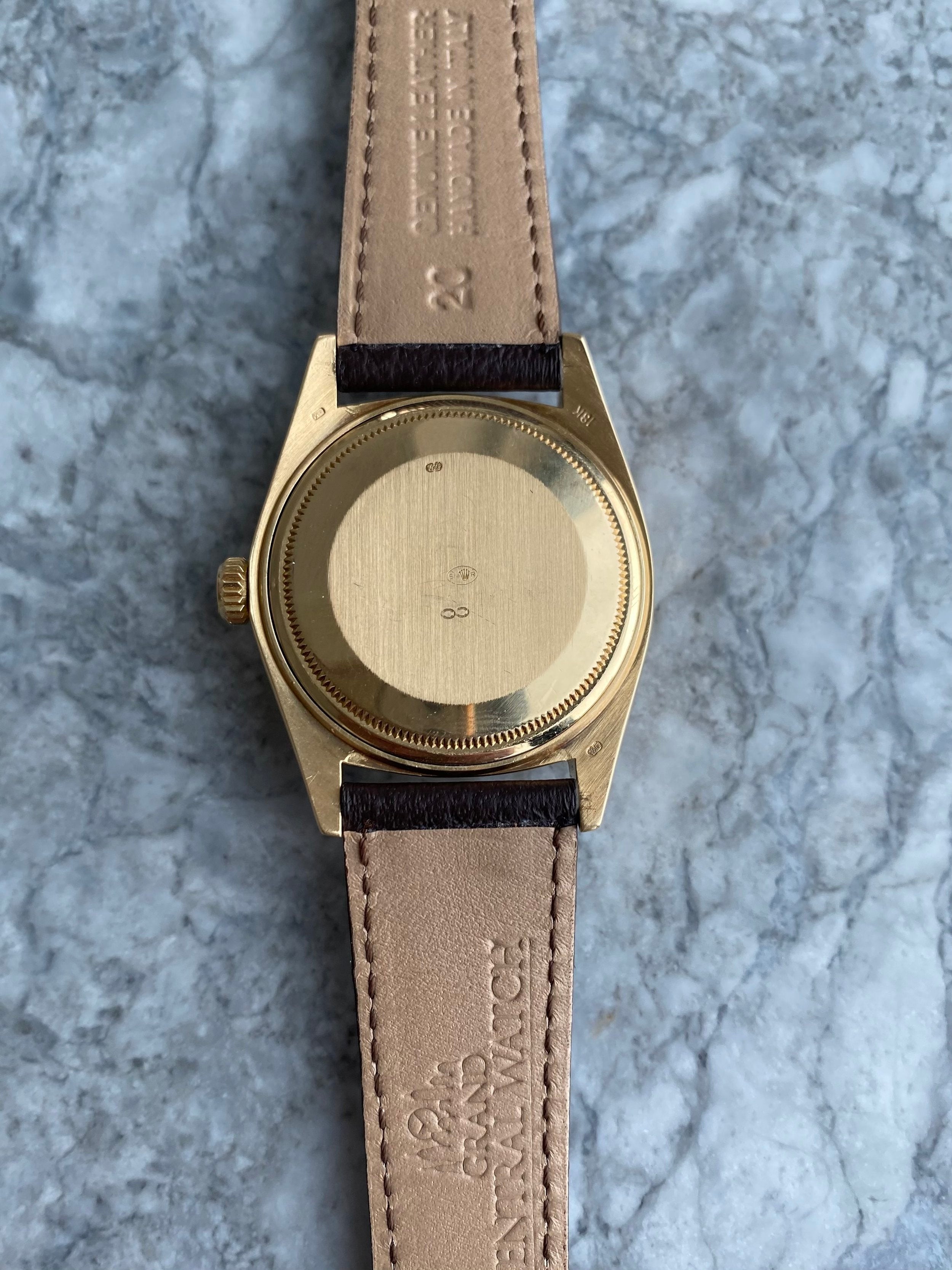 Rolex Datejust 1601 - Tiffany Stamp 18K Gold.