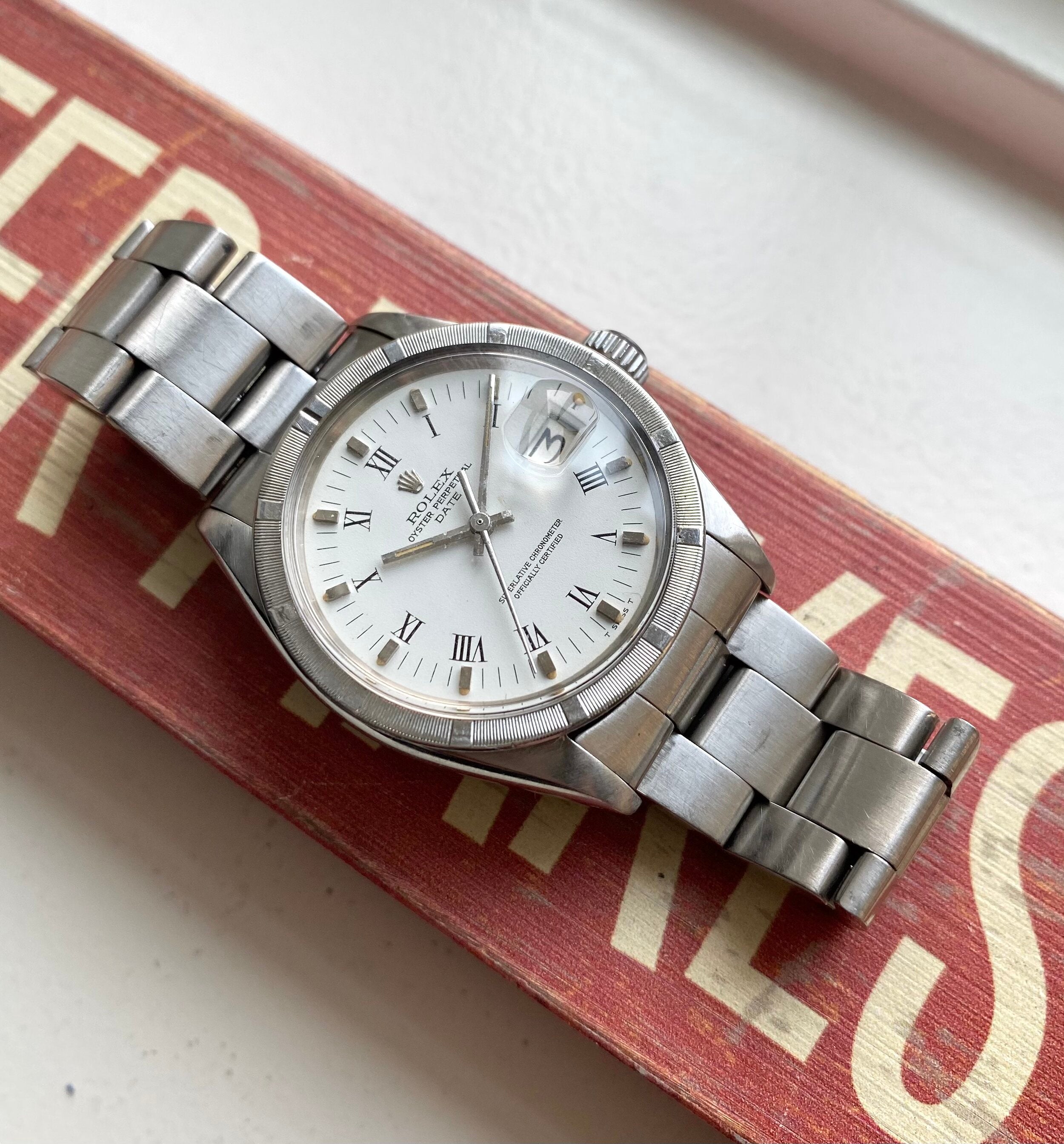 Rolex Oyster Perpetual ref. 1501 — White Roman Numeral Dial