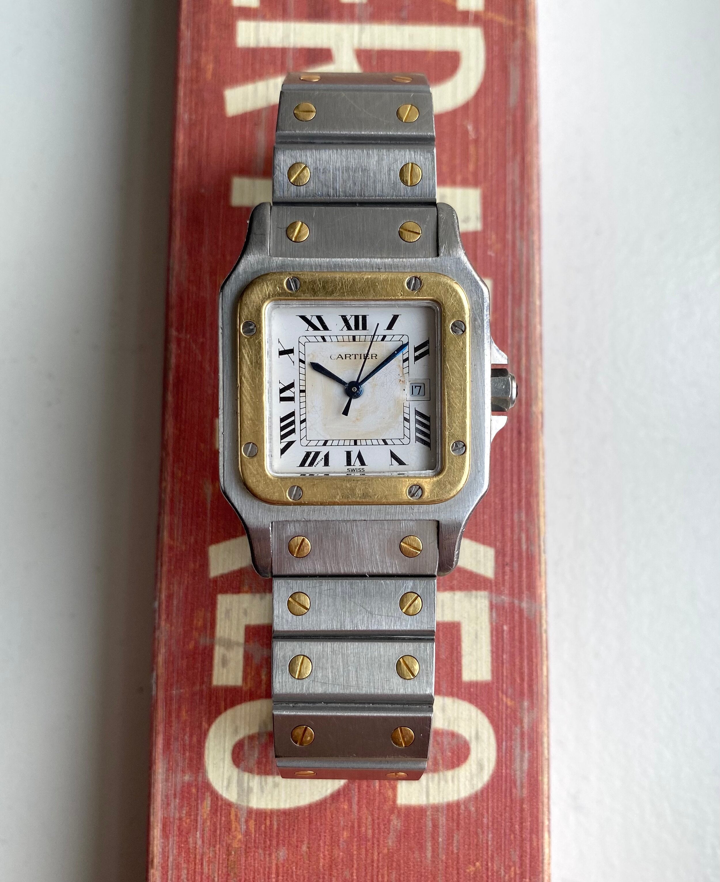 Cartier Santos Carrée — Two-tone