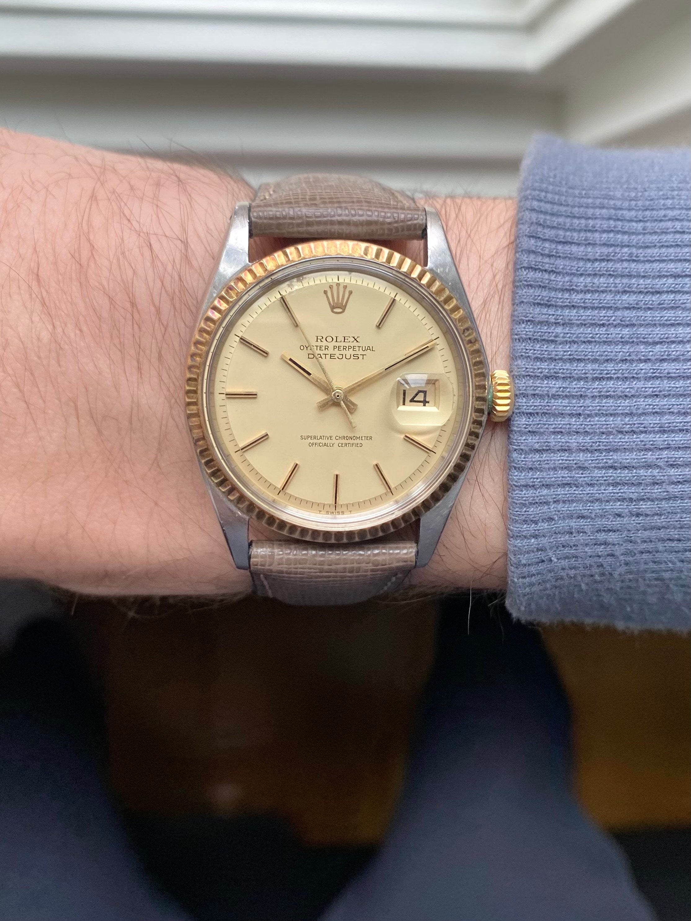 Rolex Datejust 1601 - Matte Champagne