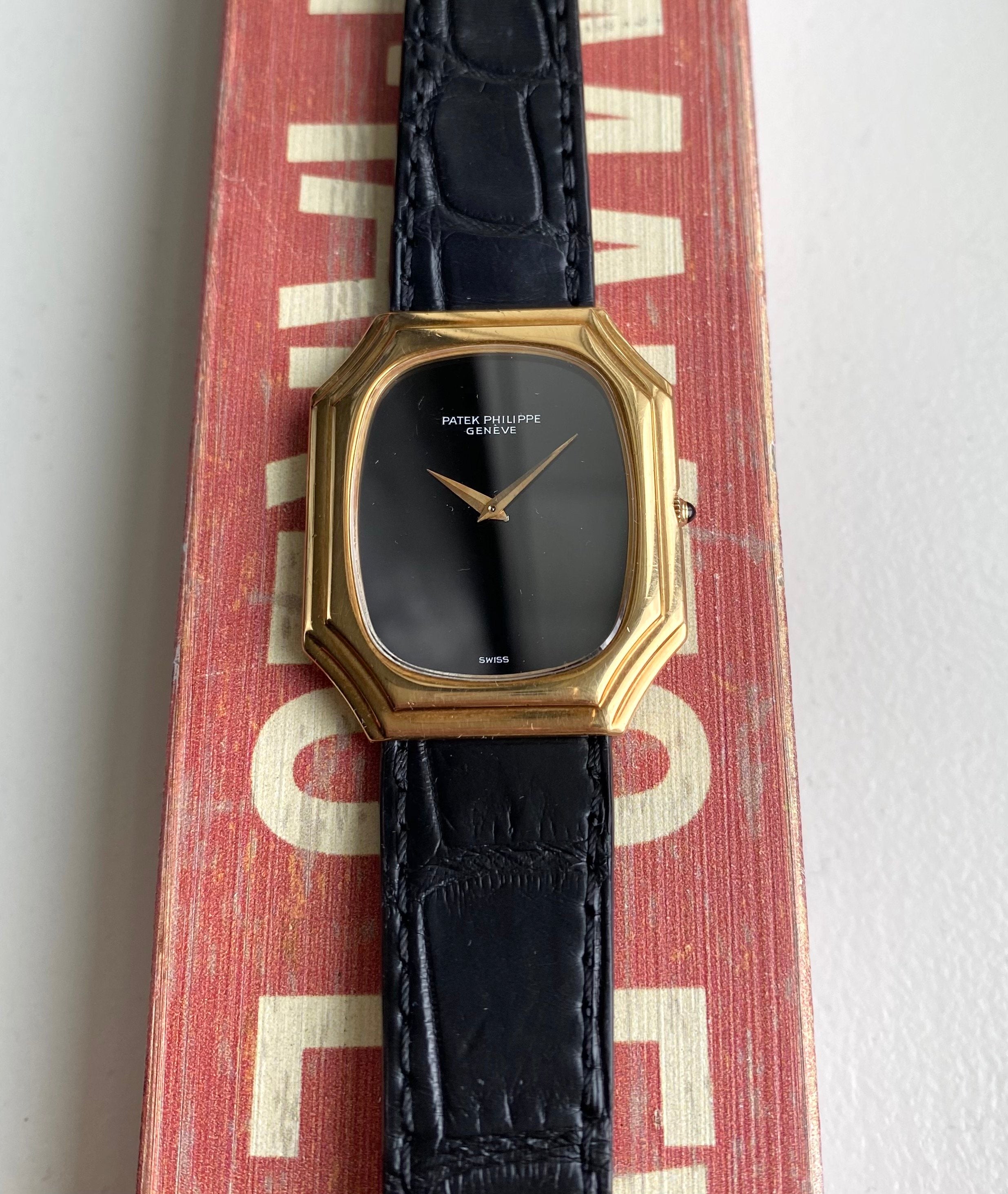 Patek Philippe — 18k Gold Black Onyx Dial