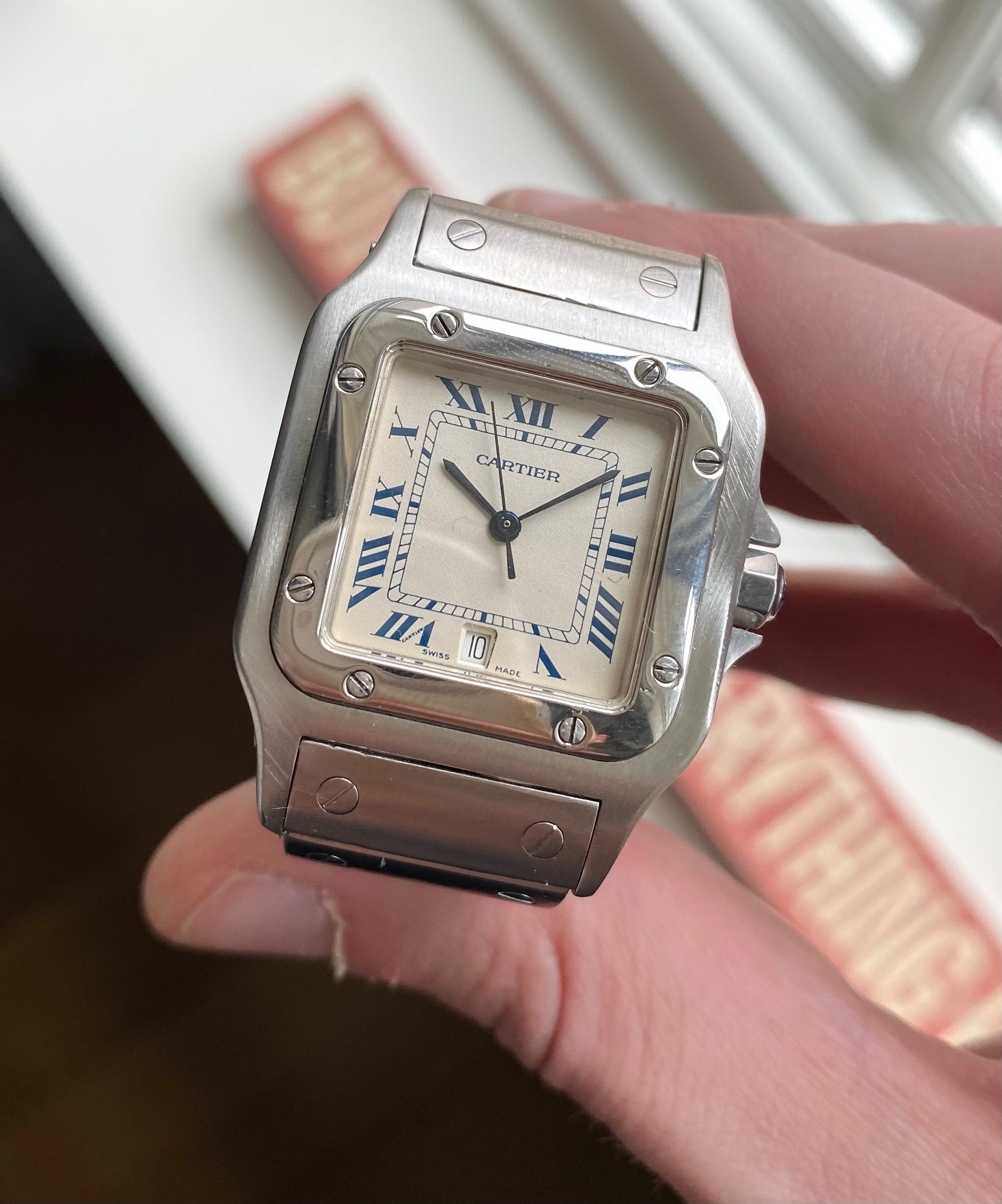 Cartier Santos — White Dial