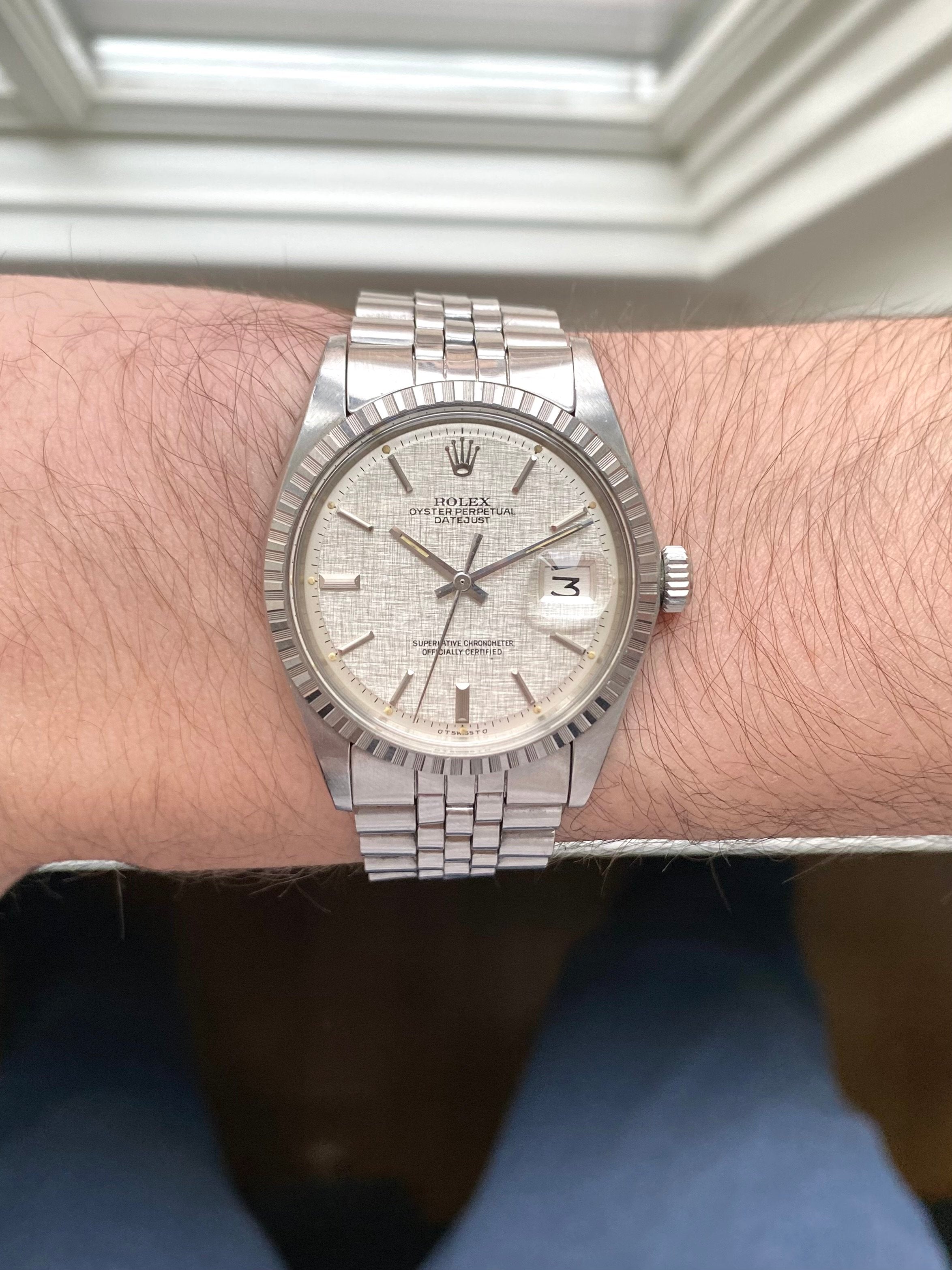 Rolex Datejust 1603 - Linen Sigma