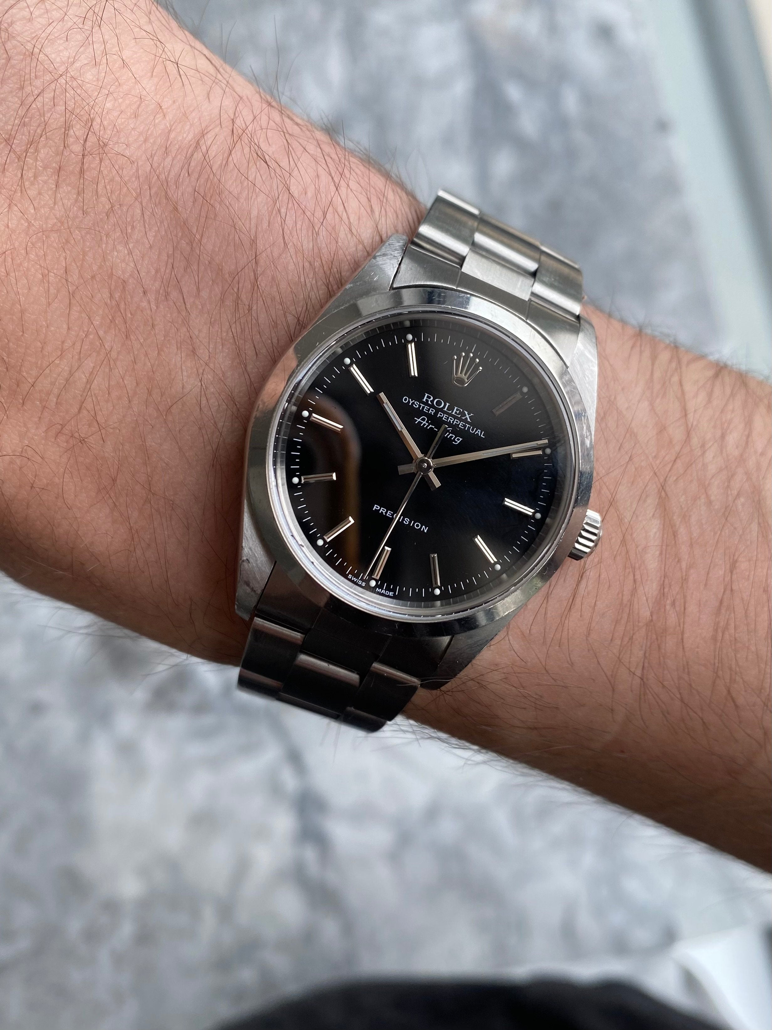Rolex Air King 14000 - Black.