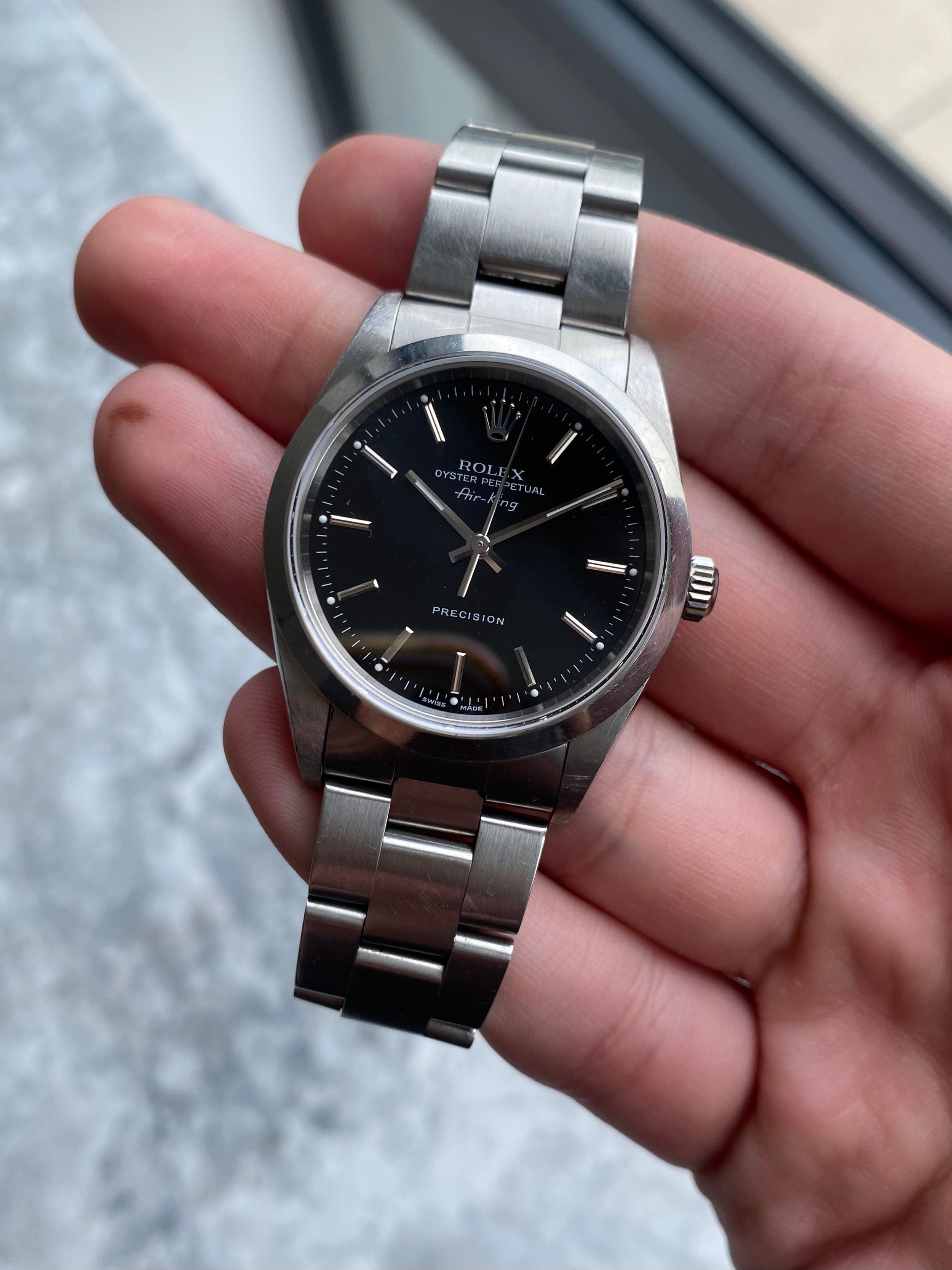Rolex Air King 14000 - Black.