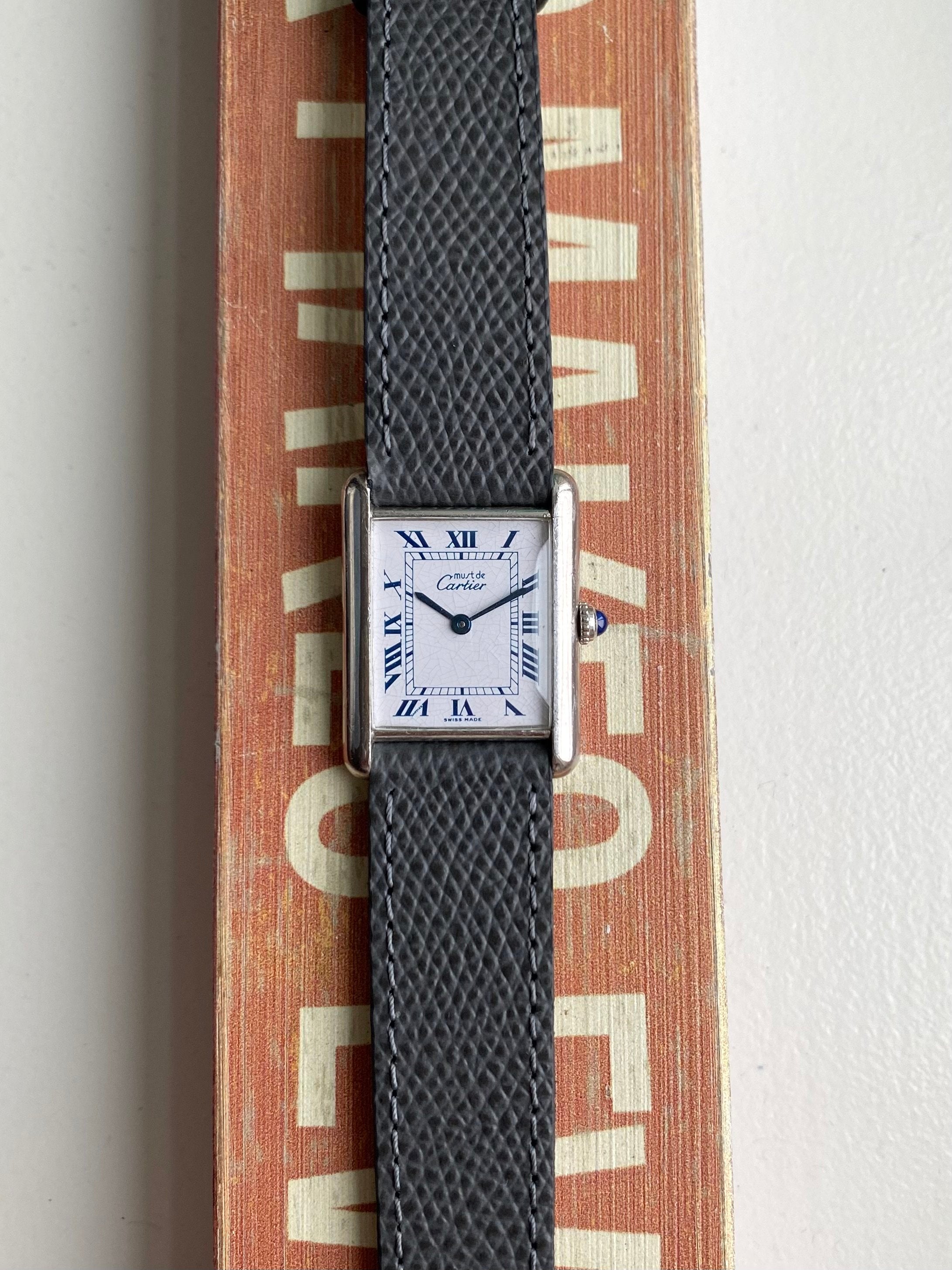 Cartier Tank - Silver Case with Box and Pamphlets