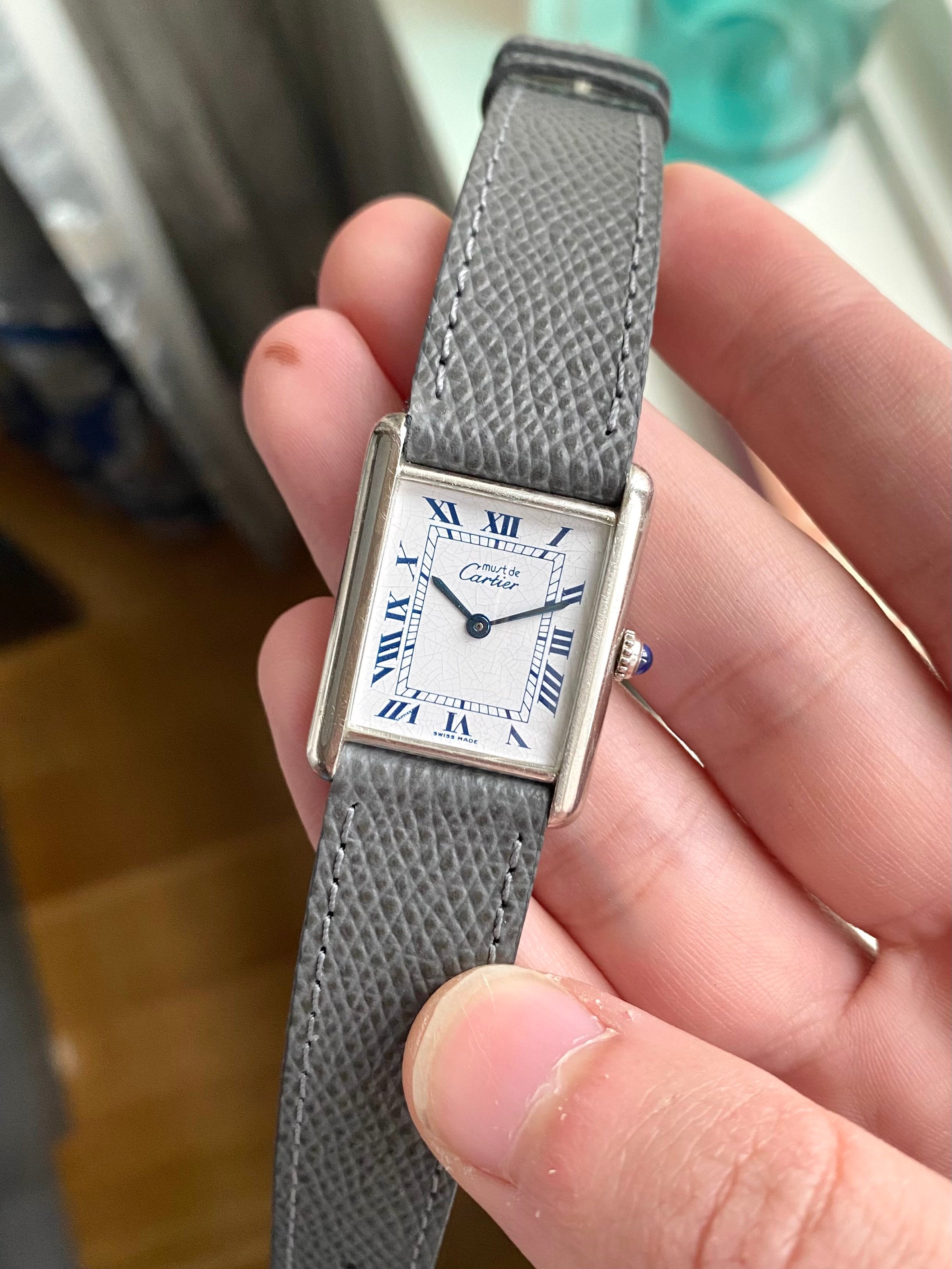 Cartier Tank - Silver Case with Box and Pamphlets