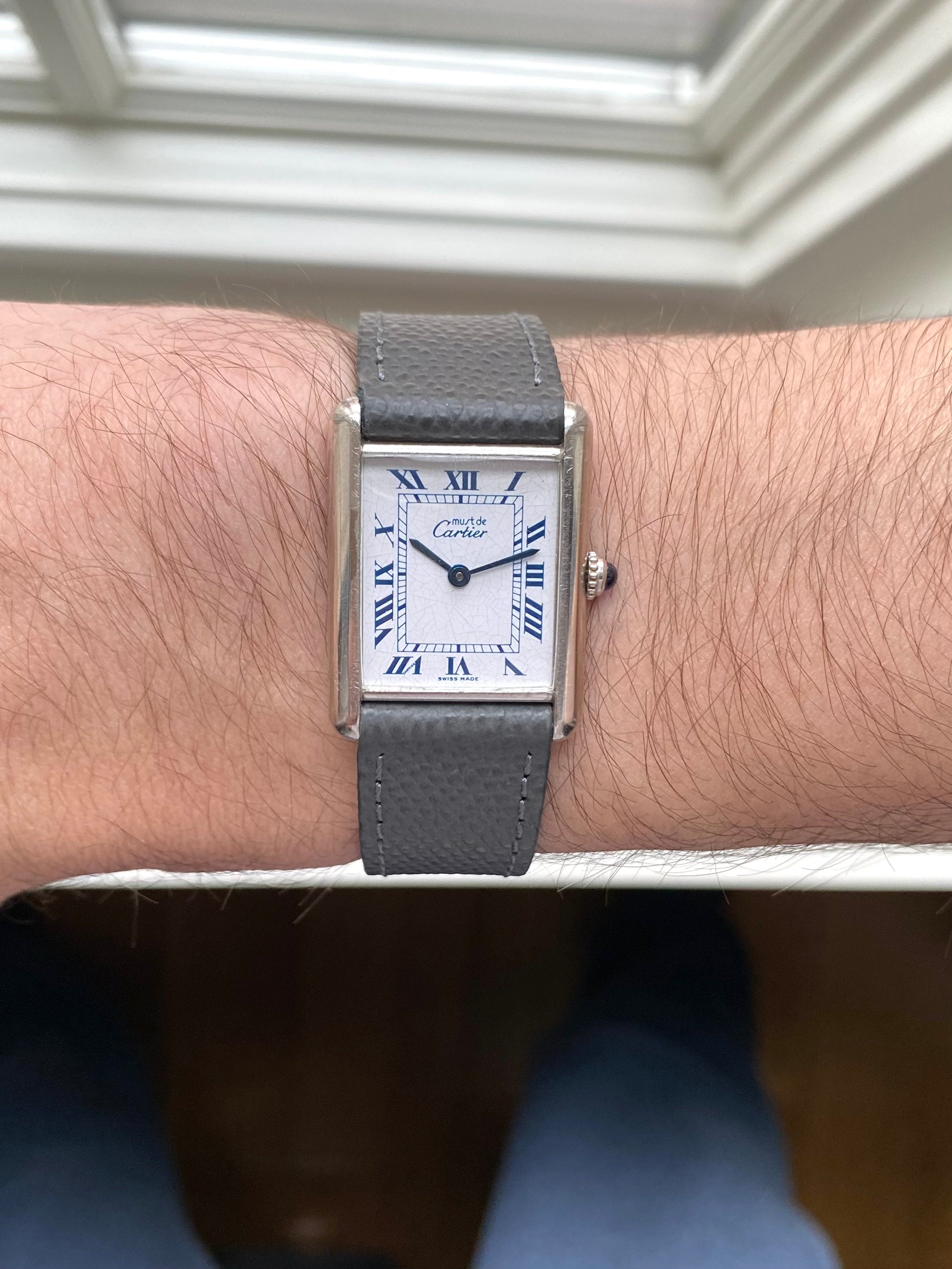 Cartier Tank - Silver Case with Box and Pamphlets