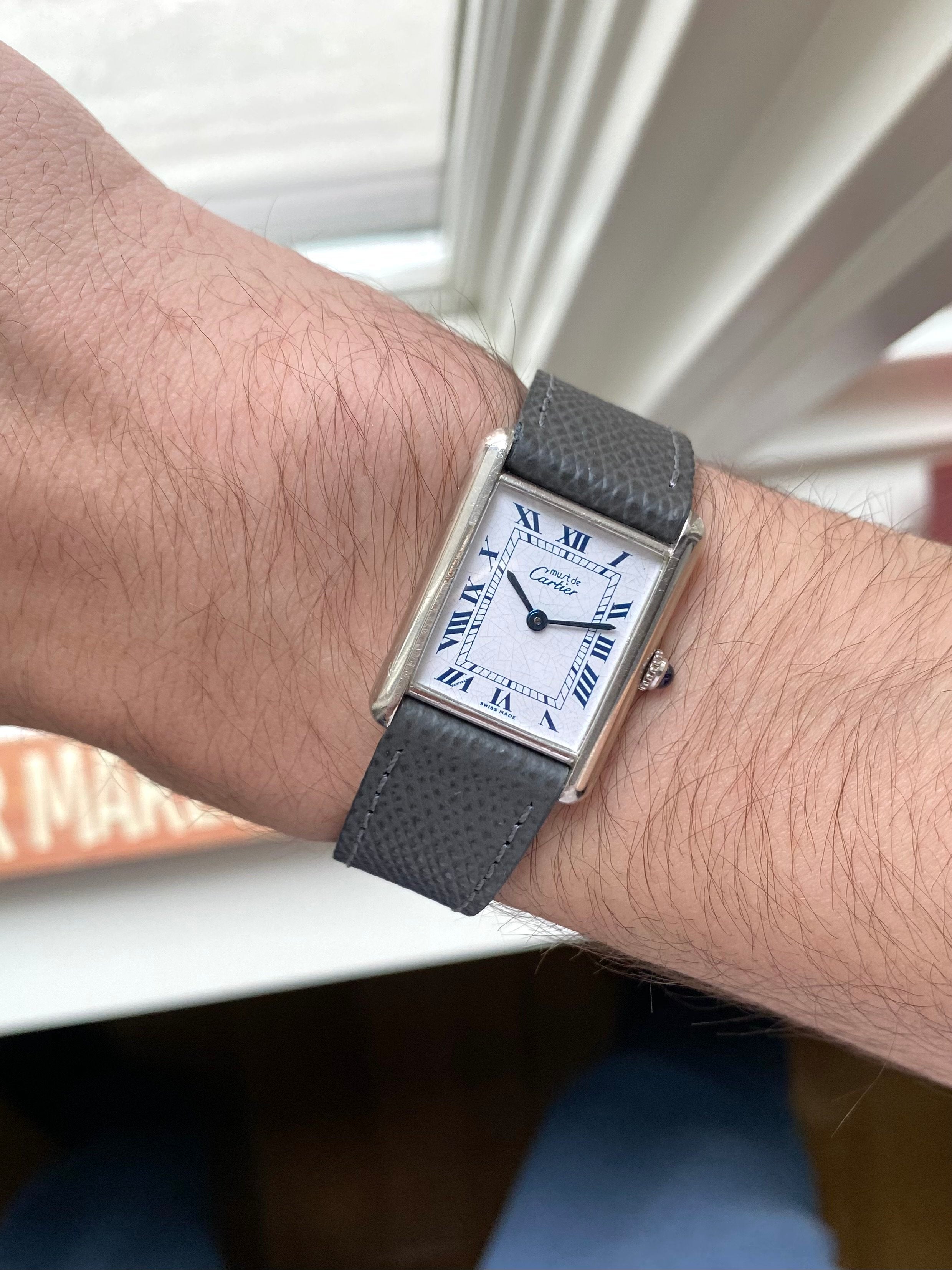 Cartier Tank - Silver Case with Box and Pamphlets
