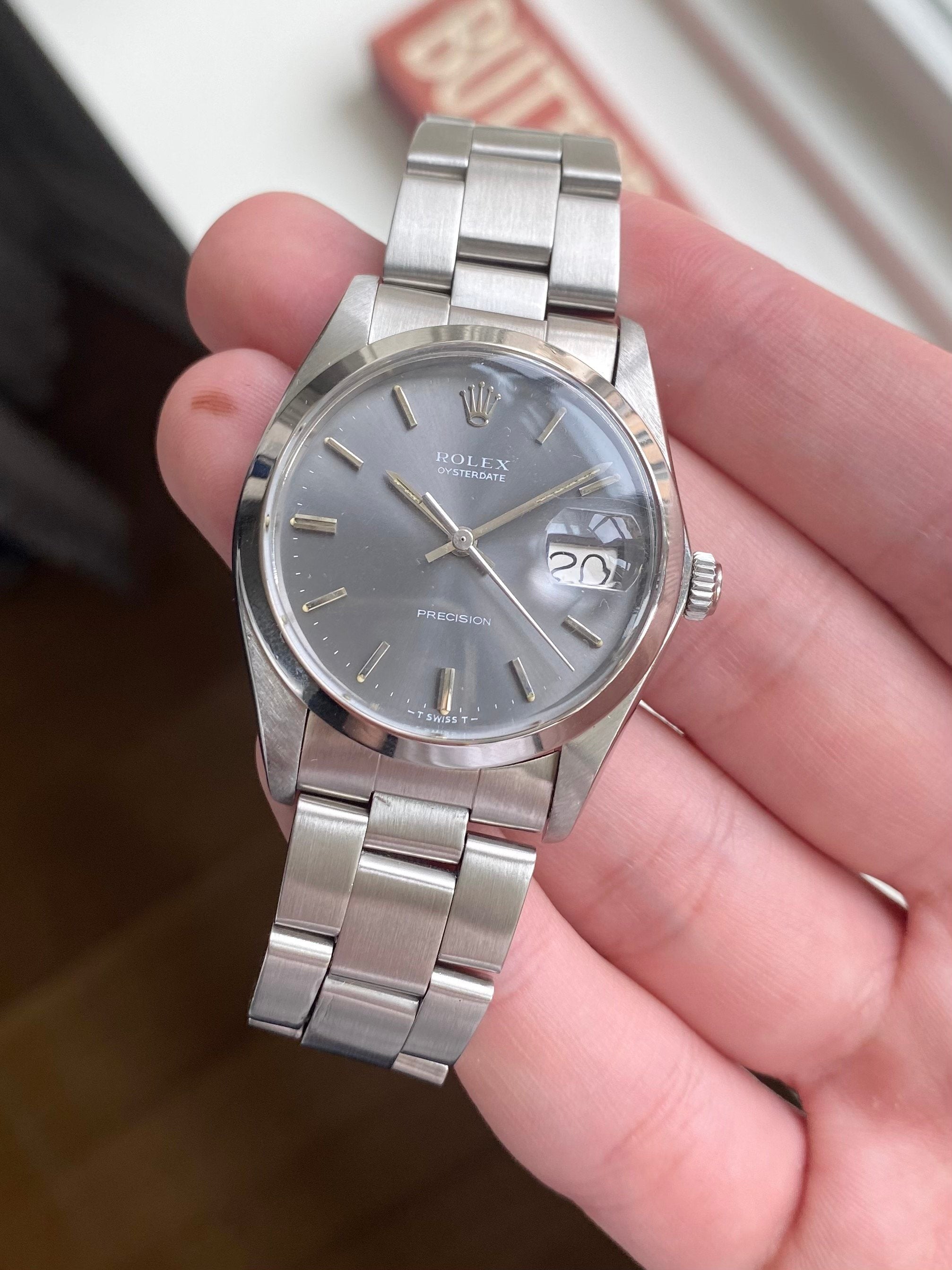 Rolex Oysterprecison ref. 6694 — Grey Dial