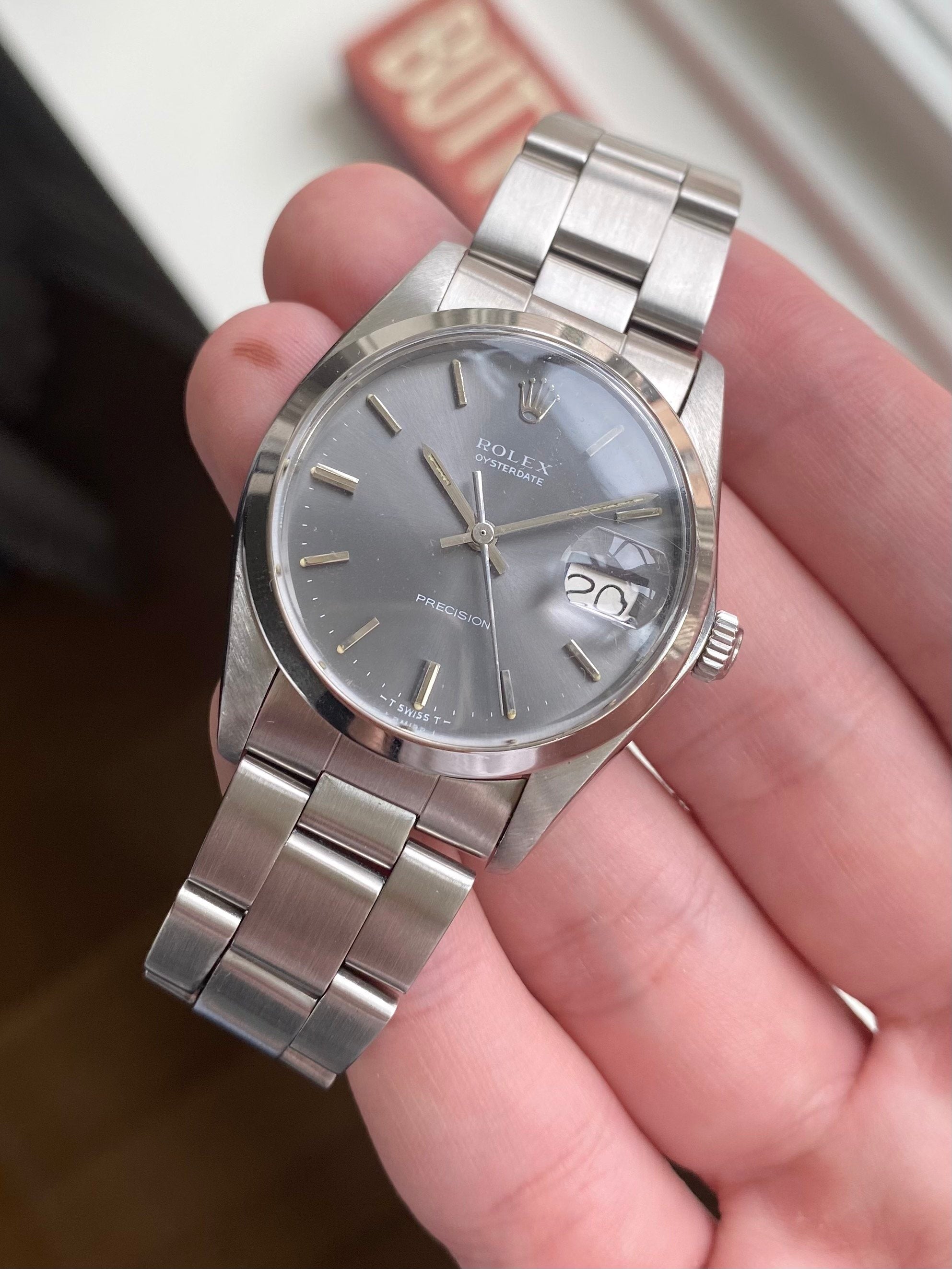 Rolex Oysterprecison ref. 6694 — Grey Dial