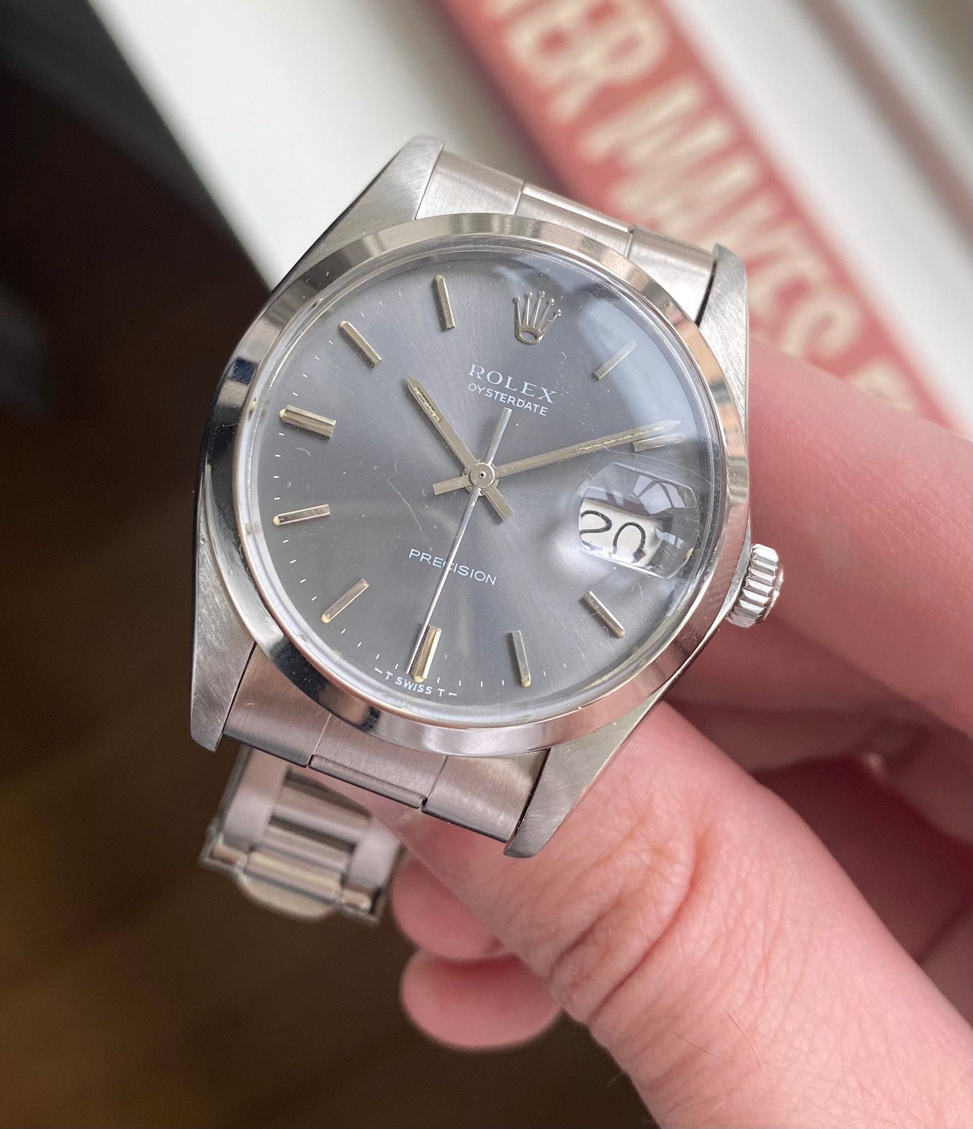 Rolex Oysterprecison ref. 6694 — Grey Dial
