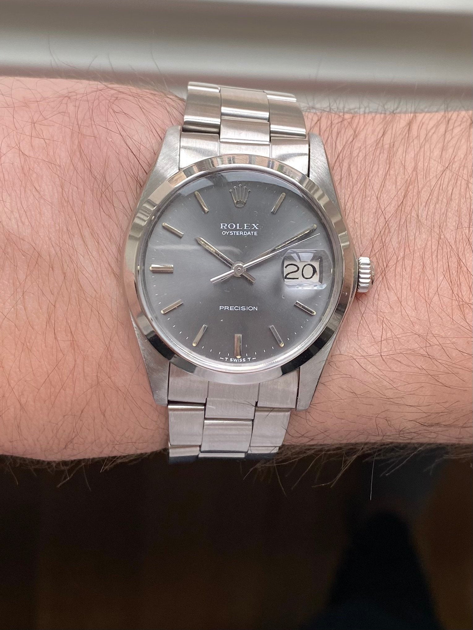 Rolex Oysterprecison ref. 6694 — Grey Dial
