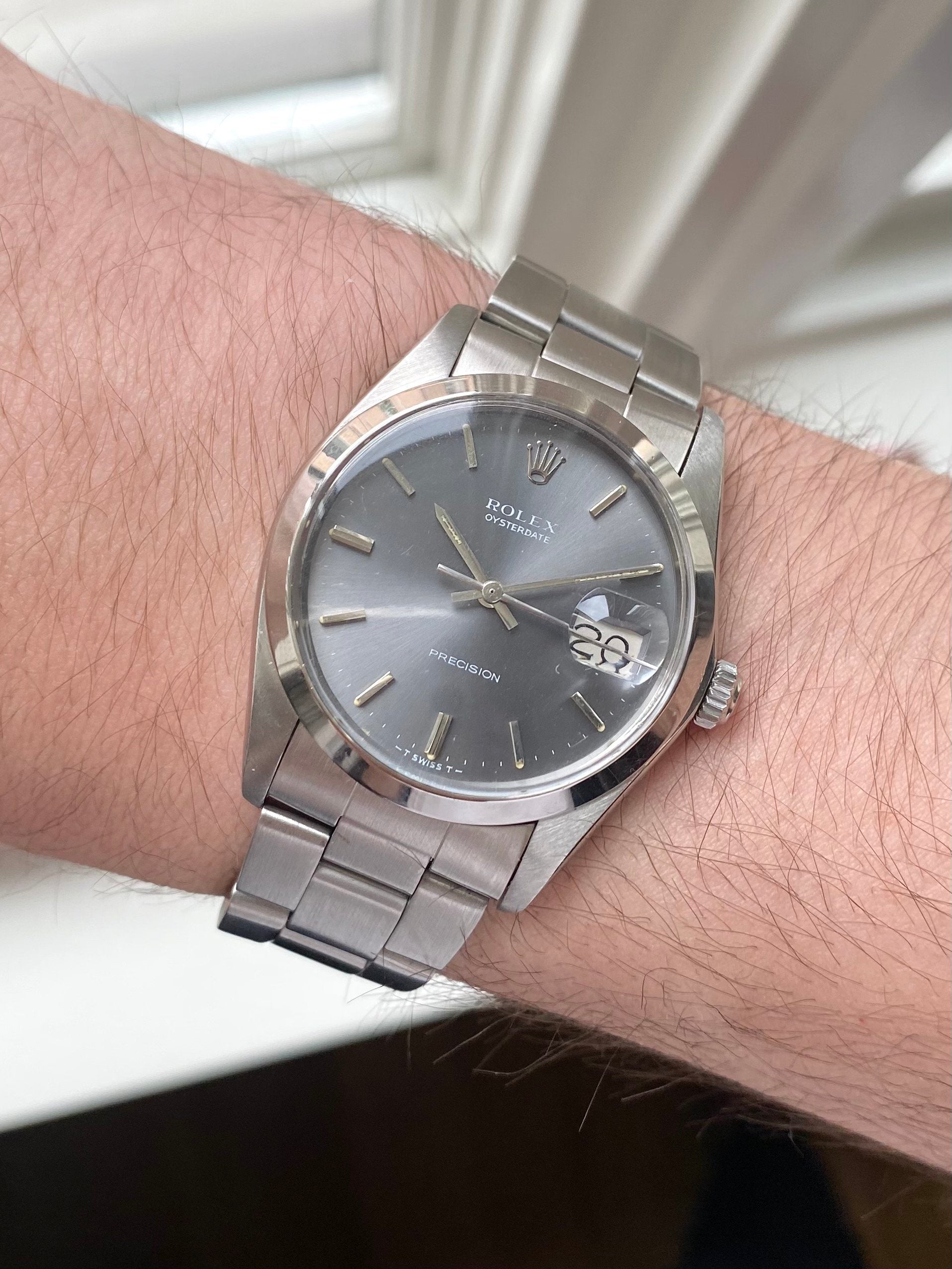 Rolex Oysterprecison ref. 6694 — Grey Dial