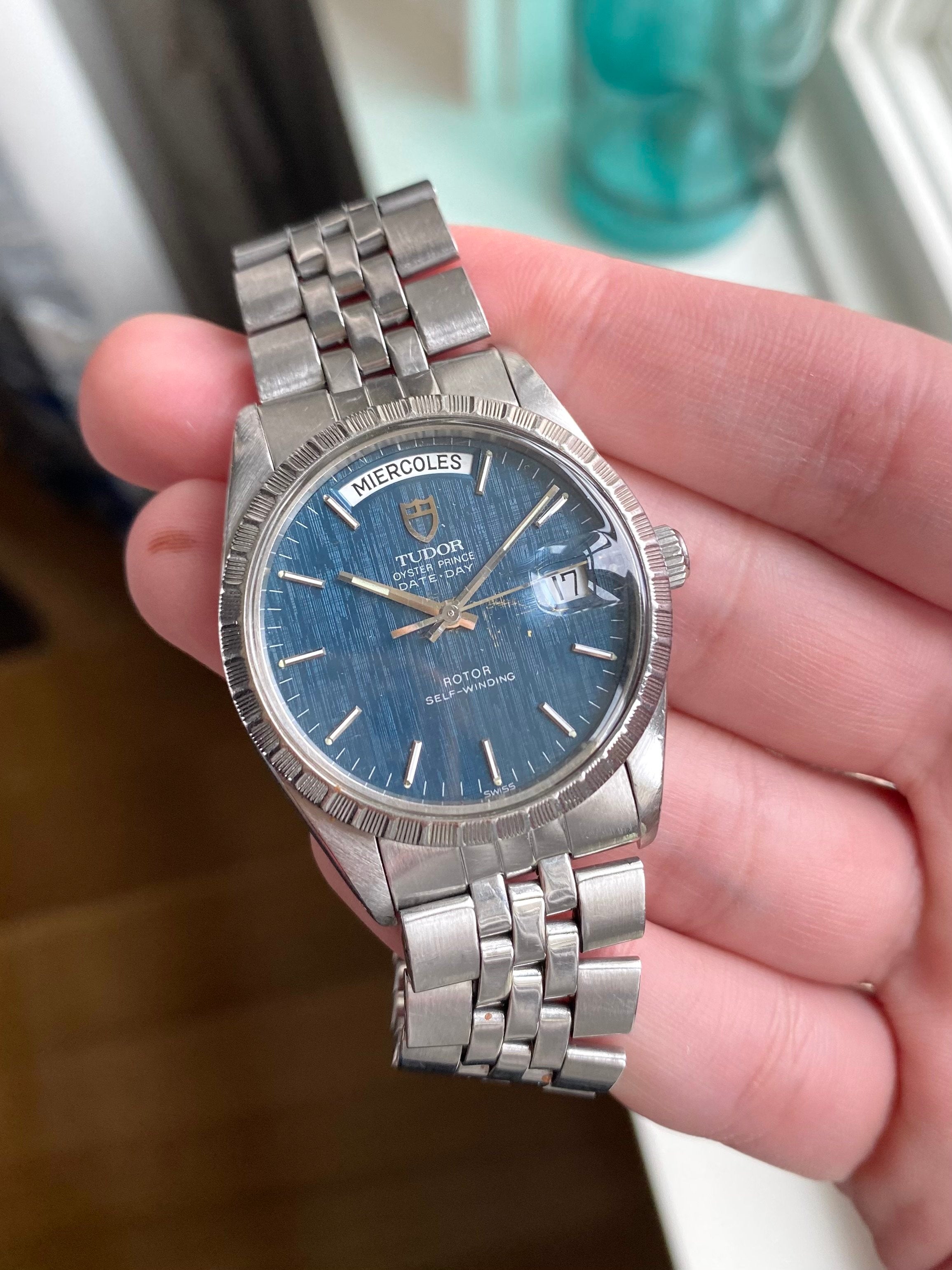 Tudor Prince Dateday - Blue Linen