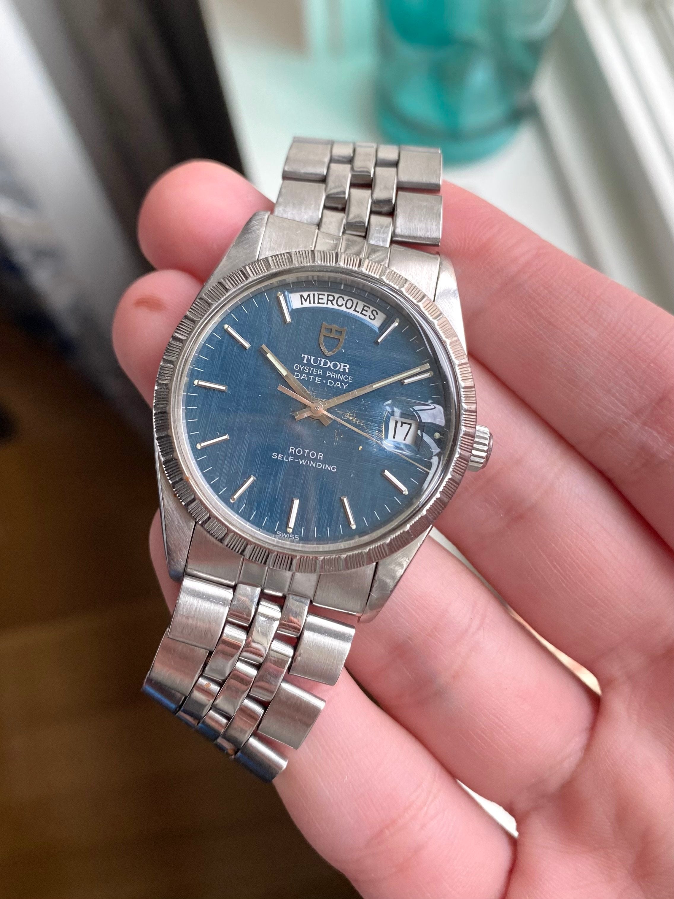Tudor Prince Dateday - Blue Linen