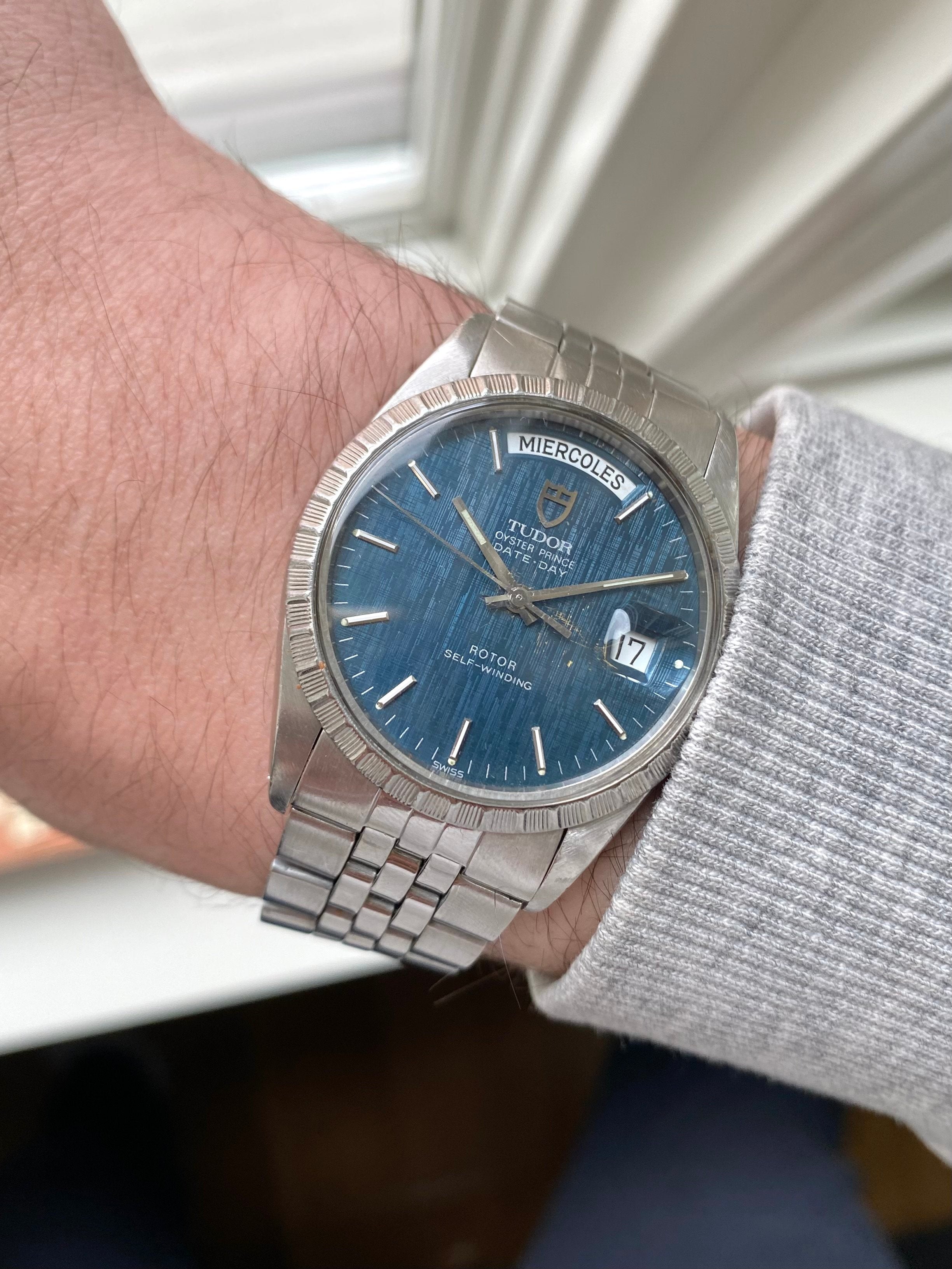 Tudor Prince Dateday - Blue Linen