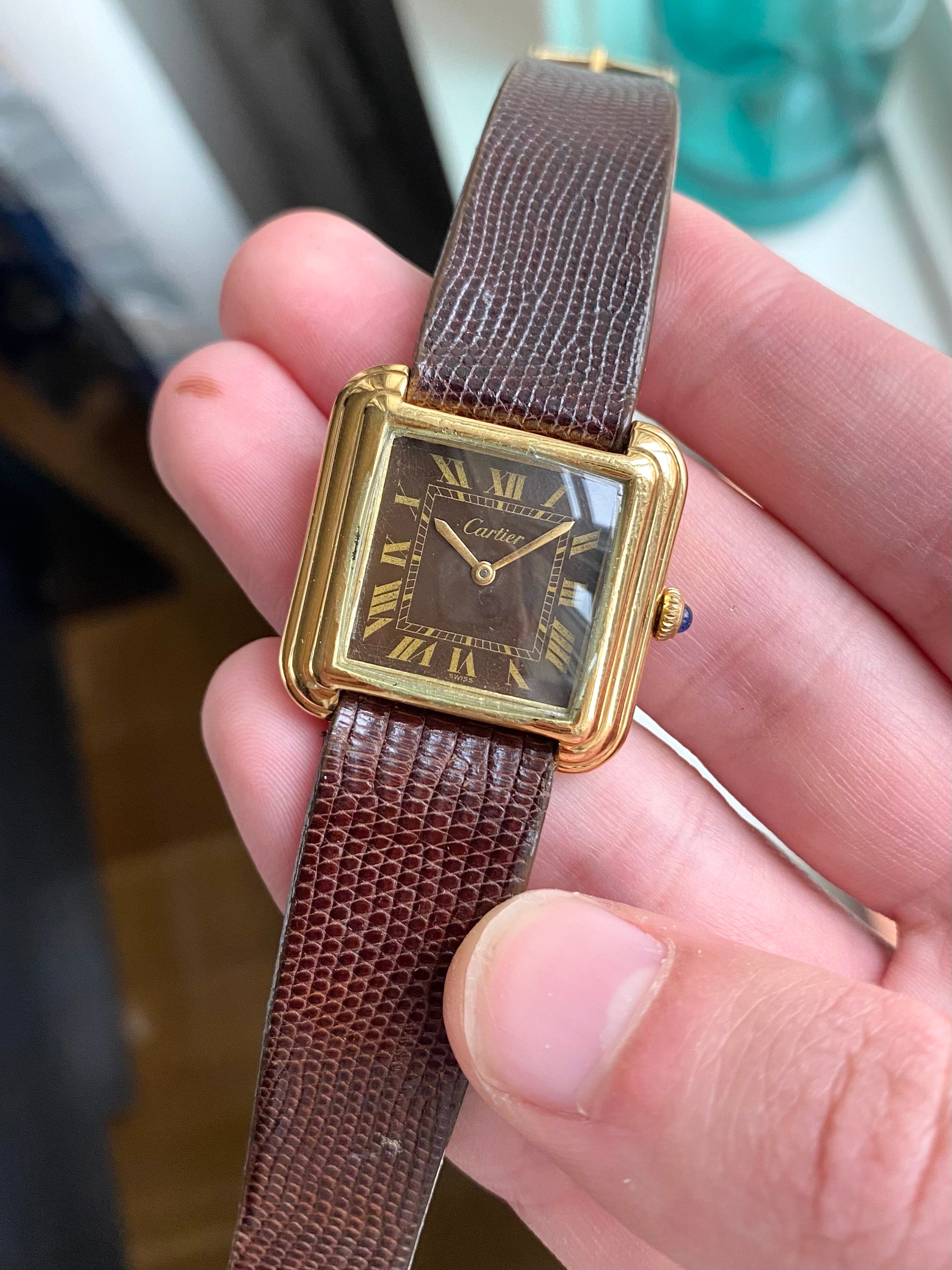 Must de Cartier Brown- Stepped Case