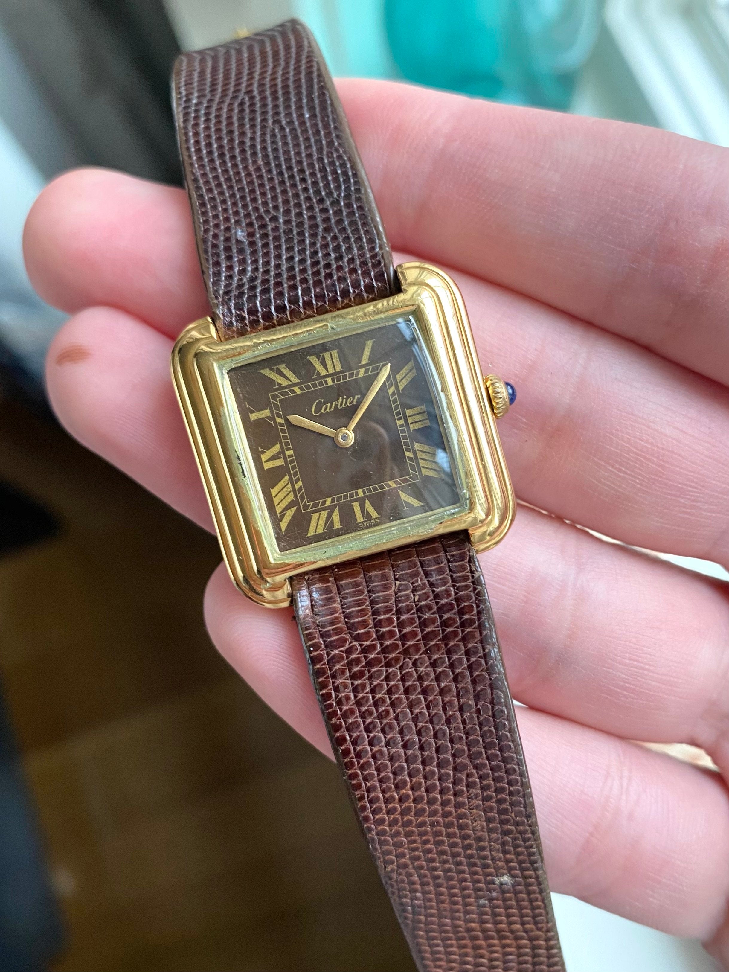 Must de Cartier Brown- Stepped Case