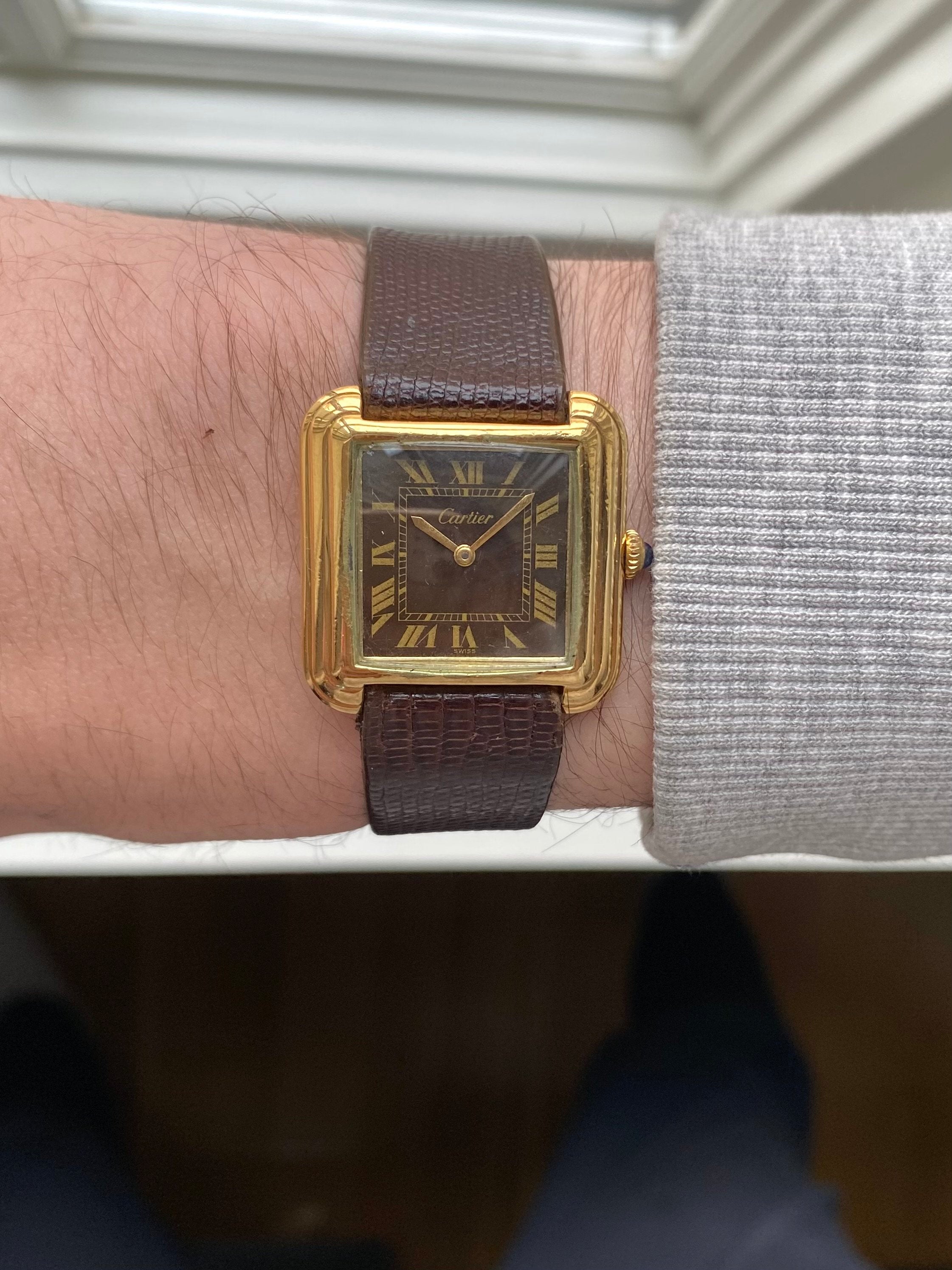 Must de Cartier Brown- Stepped Case
