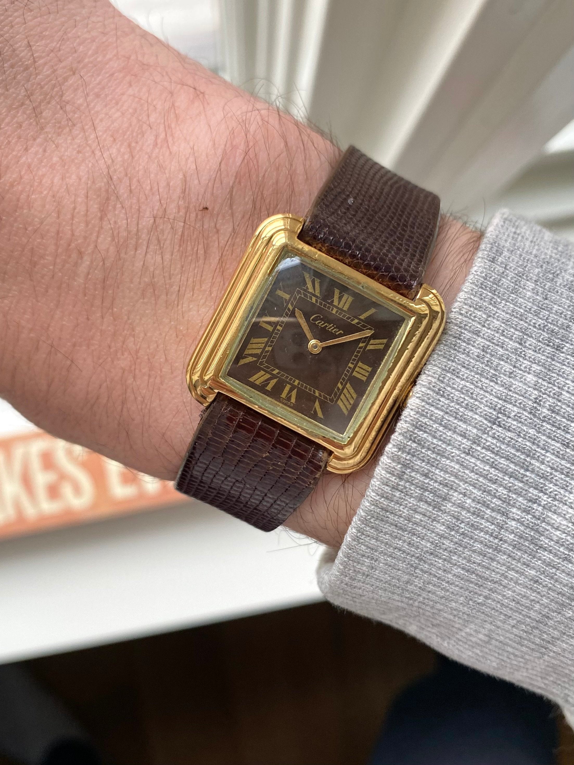 Must de Cartier Brown- Stepped Case
