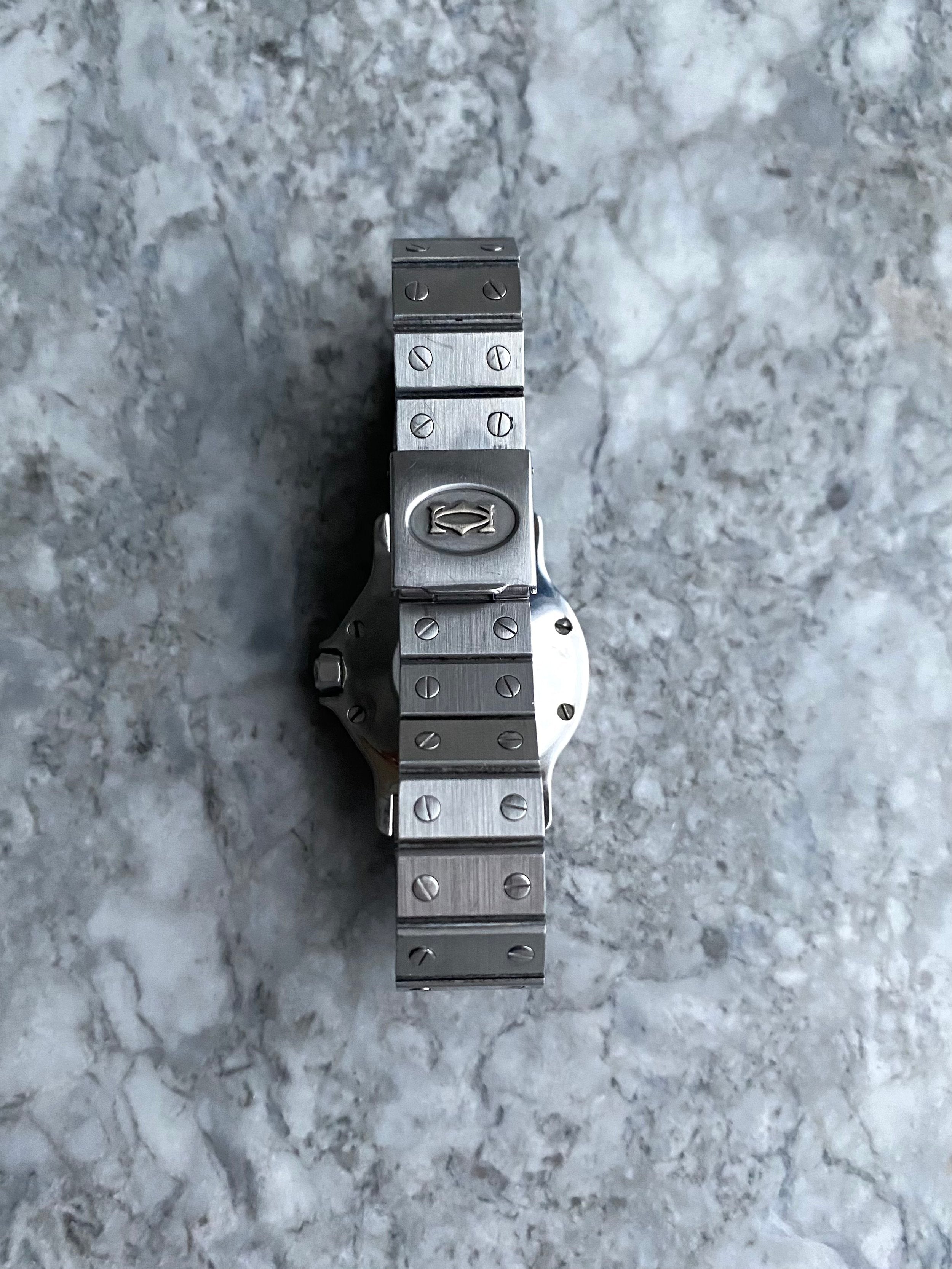 Cartier Octagon - White Roman Numerals.