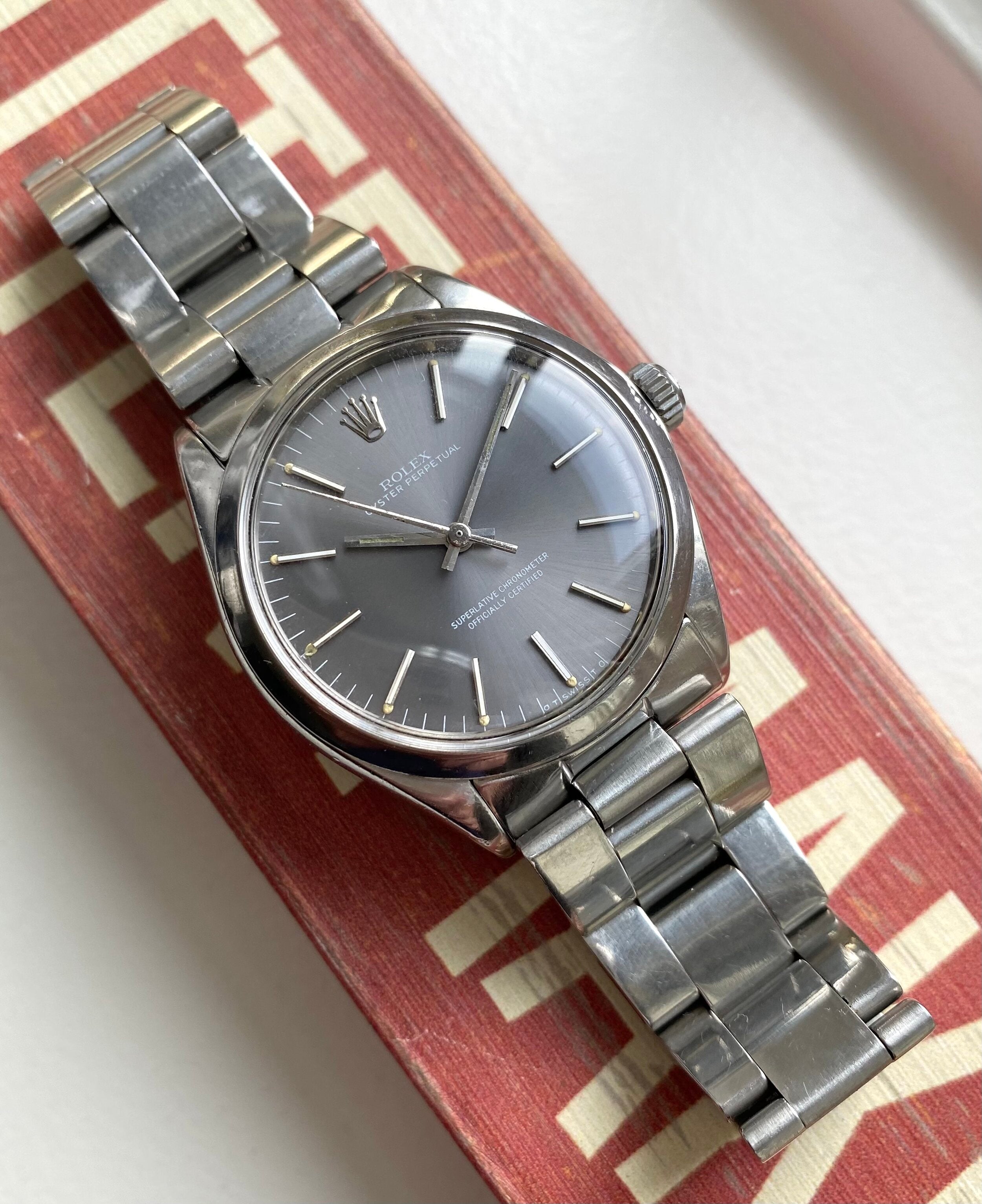 Rolex Oysterperpetual — Grey Dial