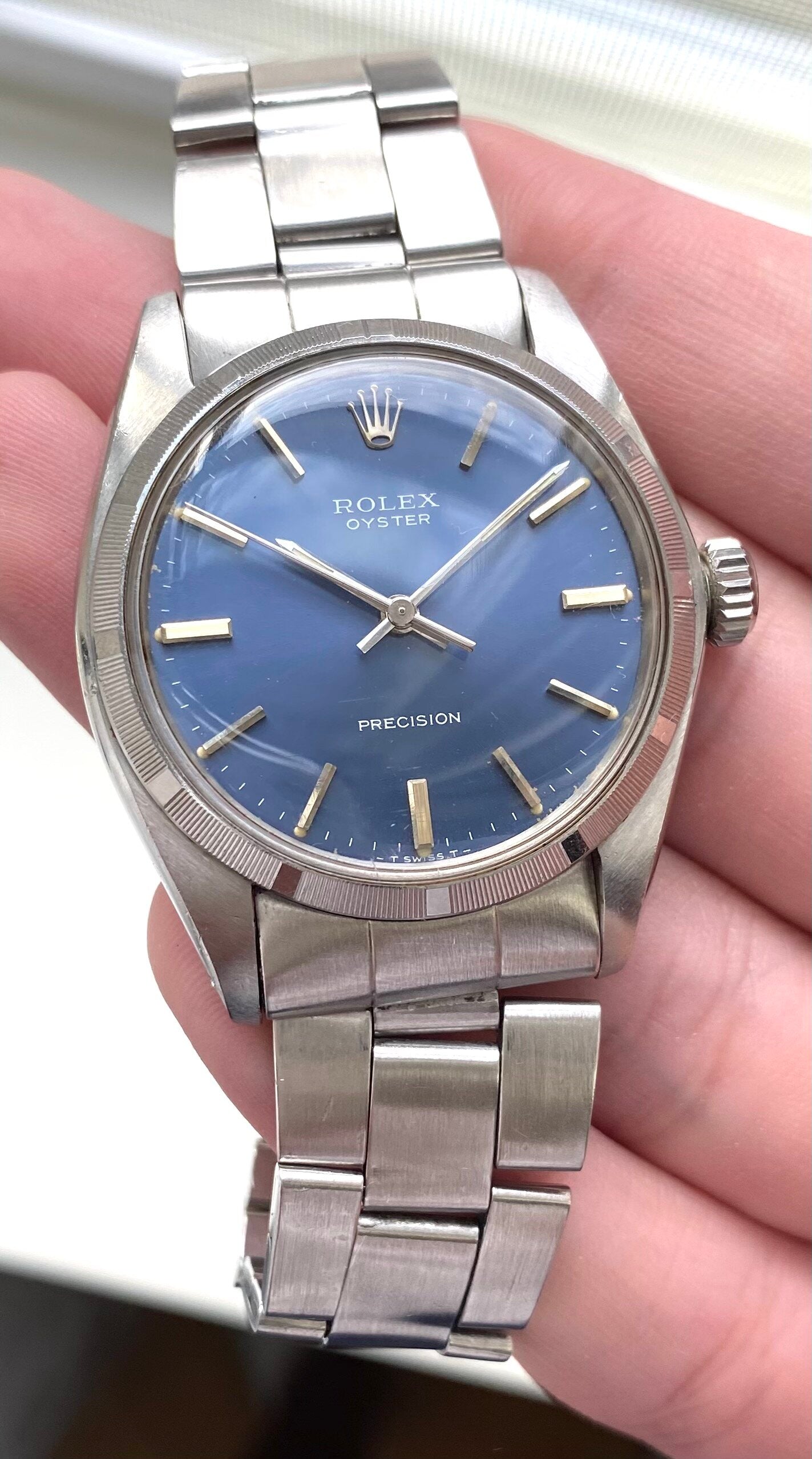Rolex Oyster Precision — Blue Dial