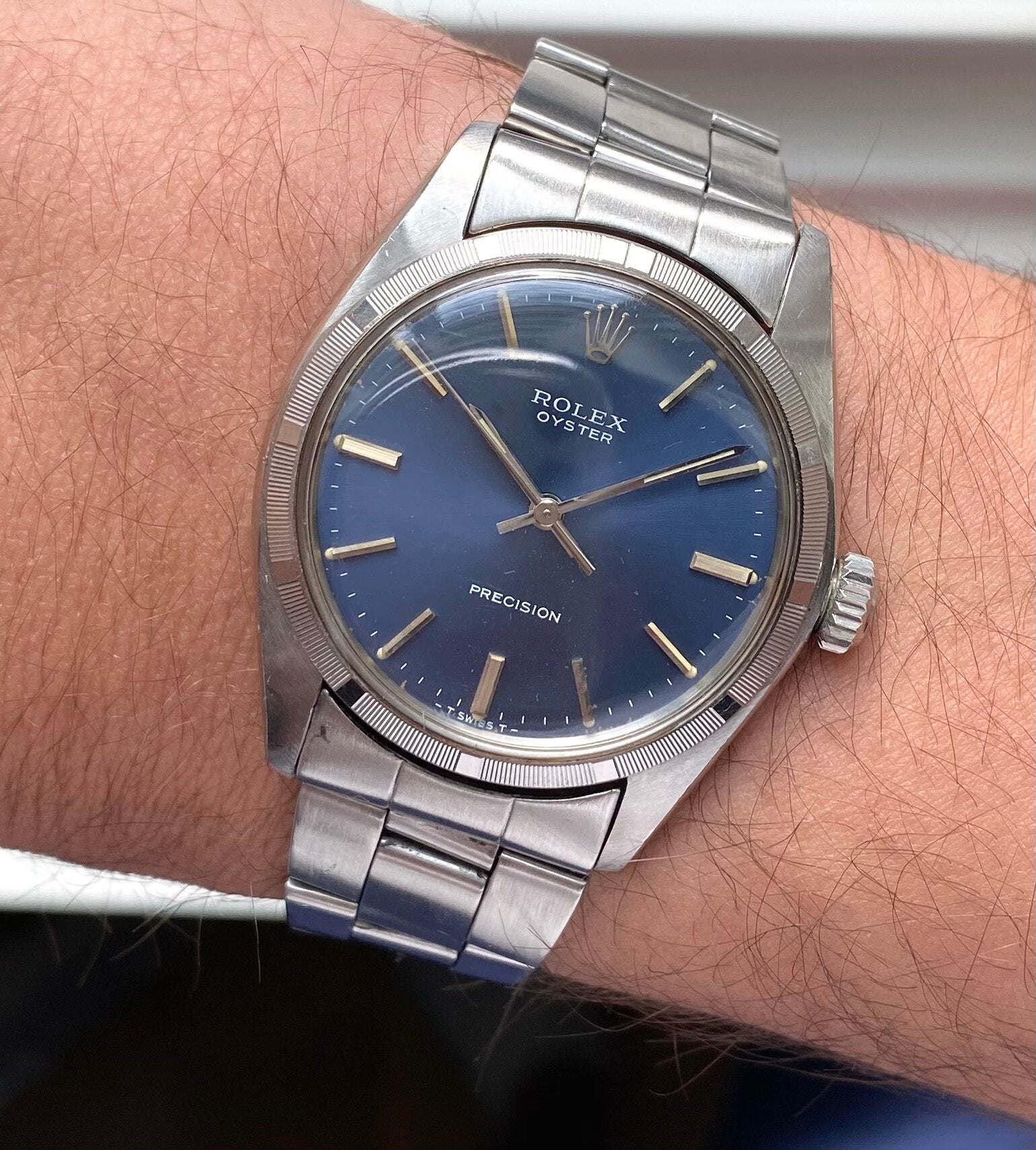 Rolex Oyster Precision — Blue Dial