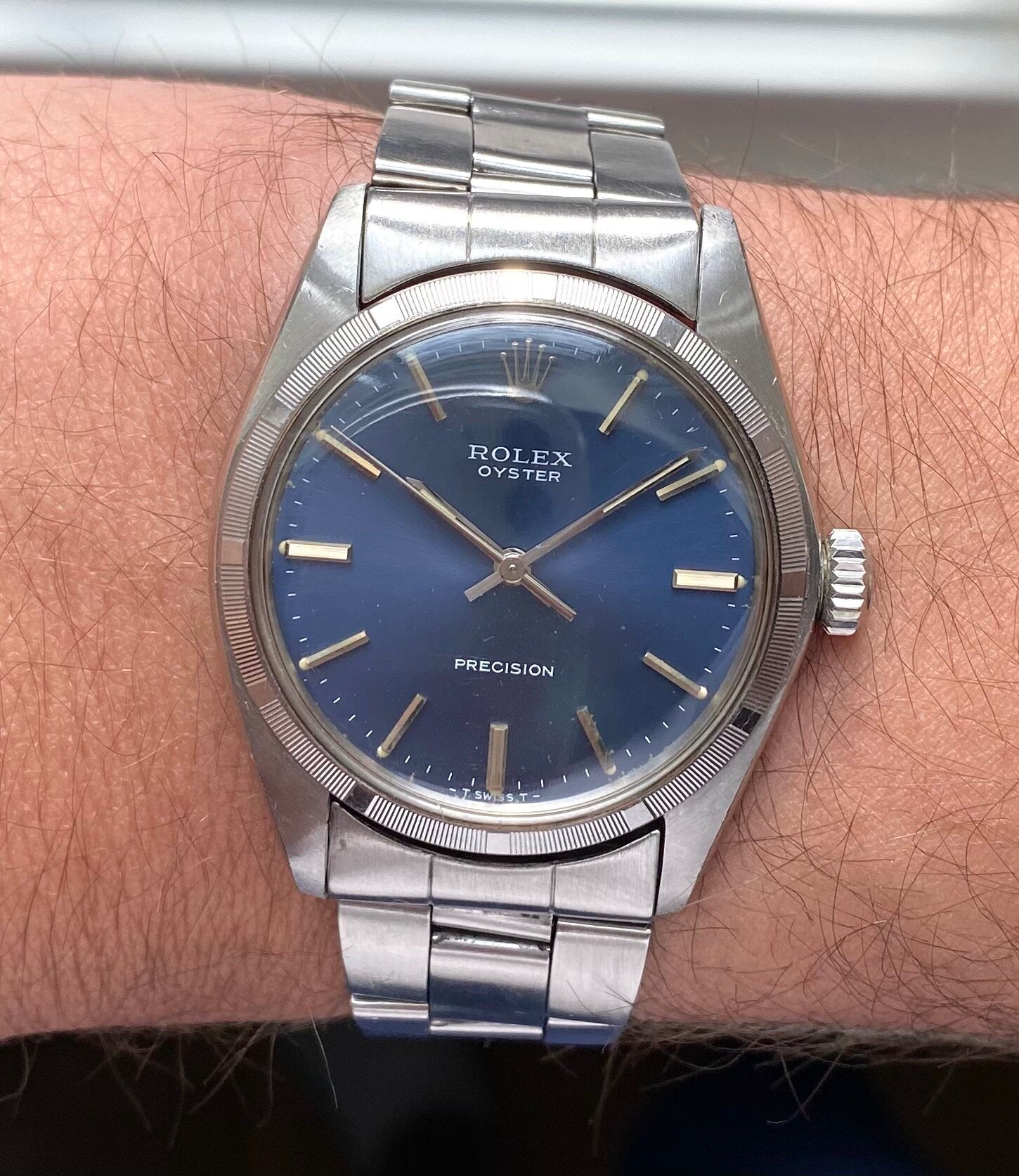 Rolex Oyster Precision — Blue Dial