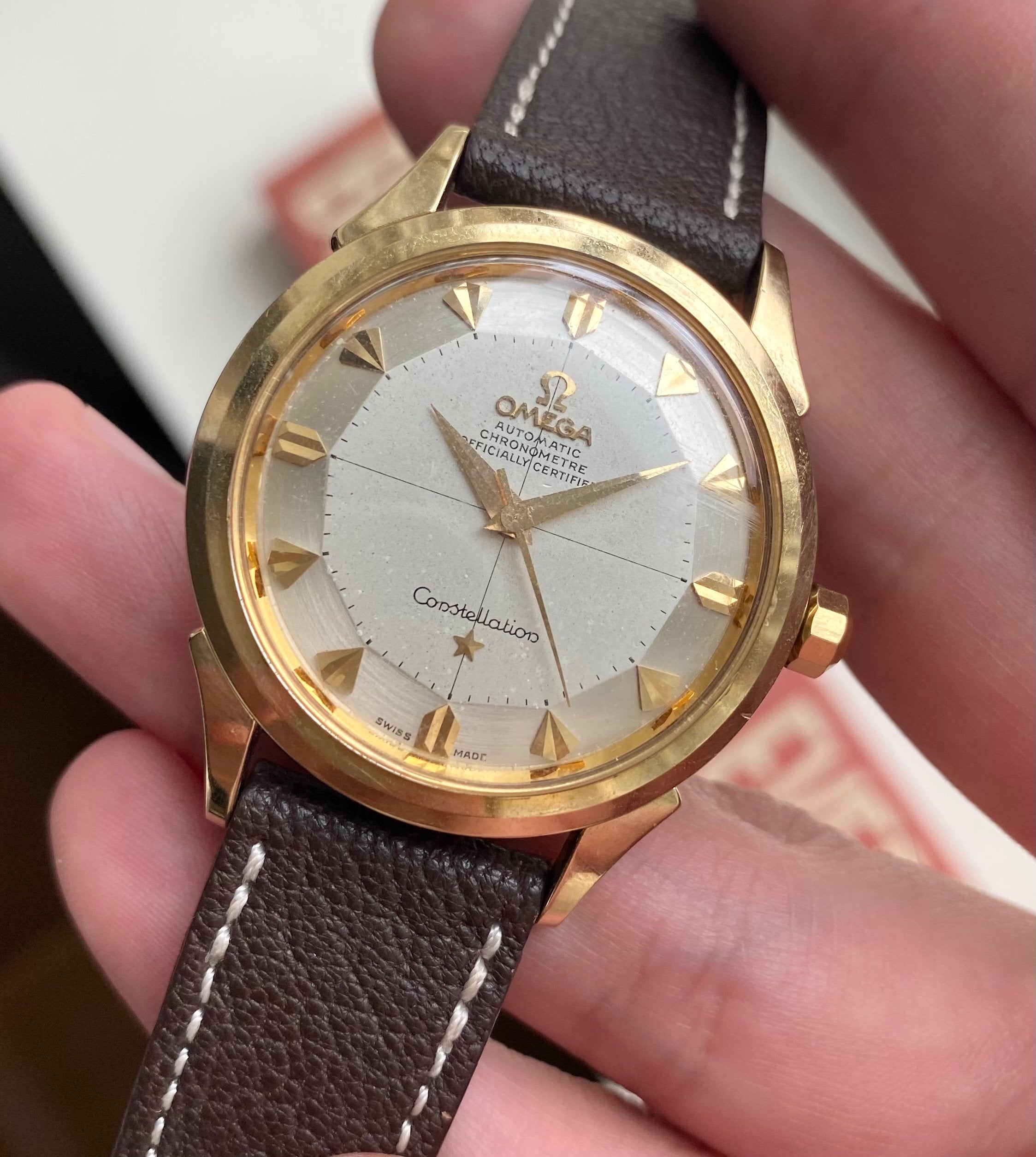 Omega Constellation — Pie Pan Crosshair Dial
