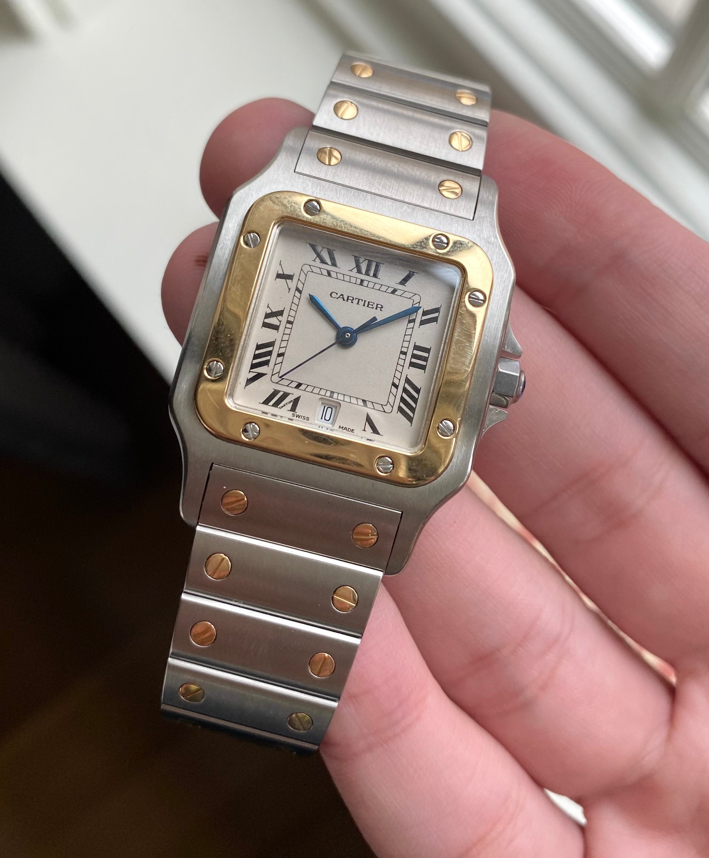 Cartier Santos Galbée ref. 1566 — Two-tone
