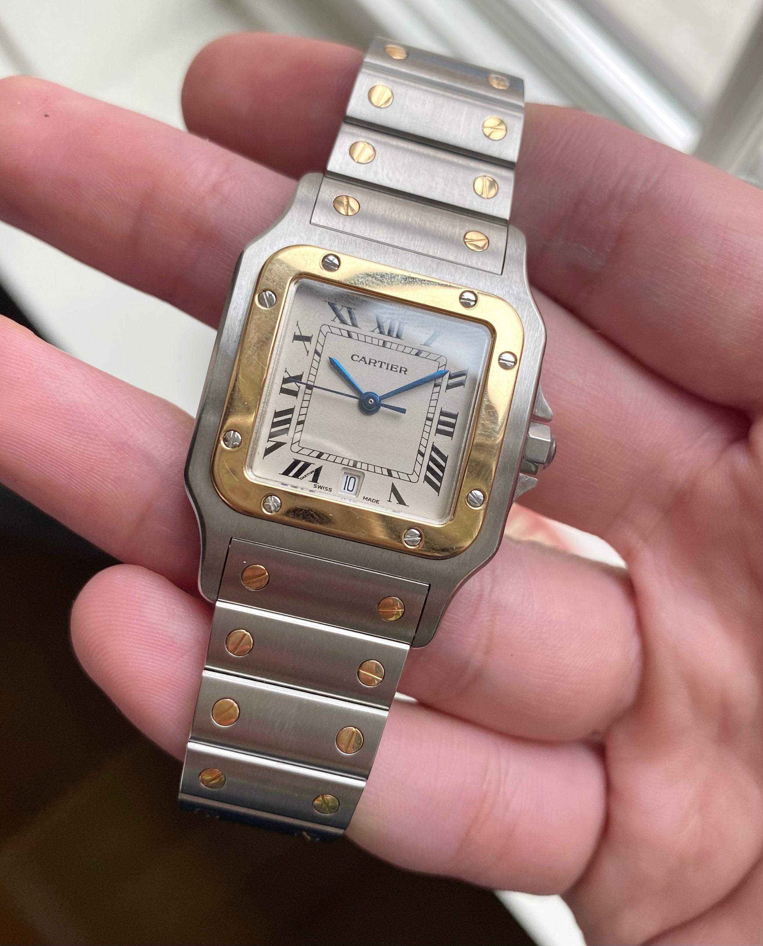 Cartier Santos Galbée ref. 1566 — Two-tone