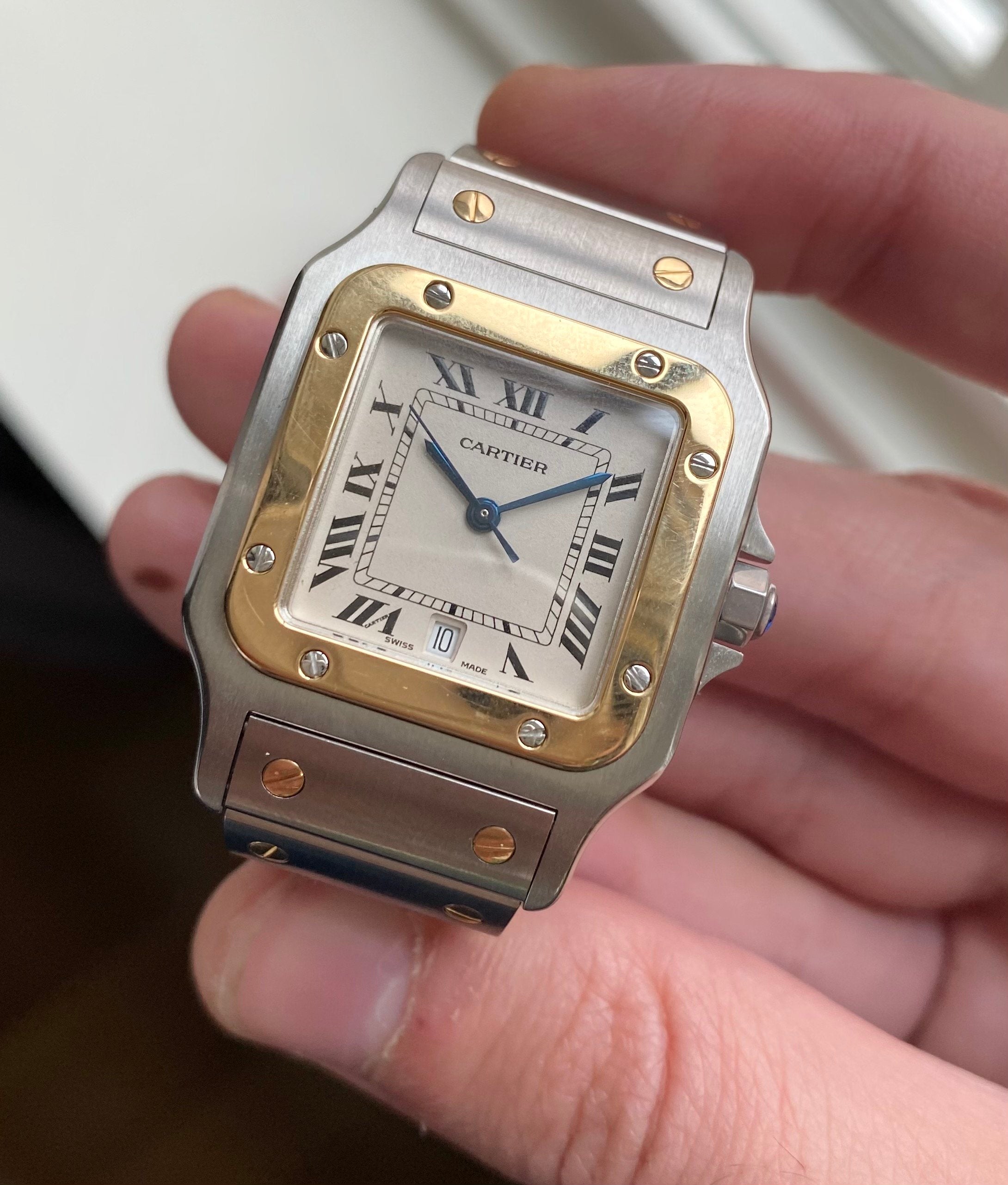 Cartier Santos Galbée ref. 1566 — Two-tone