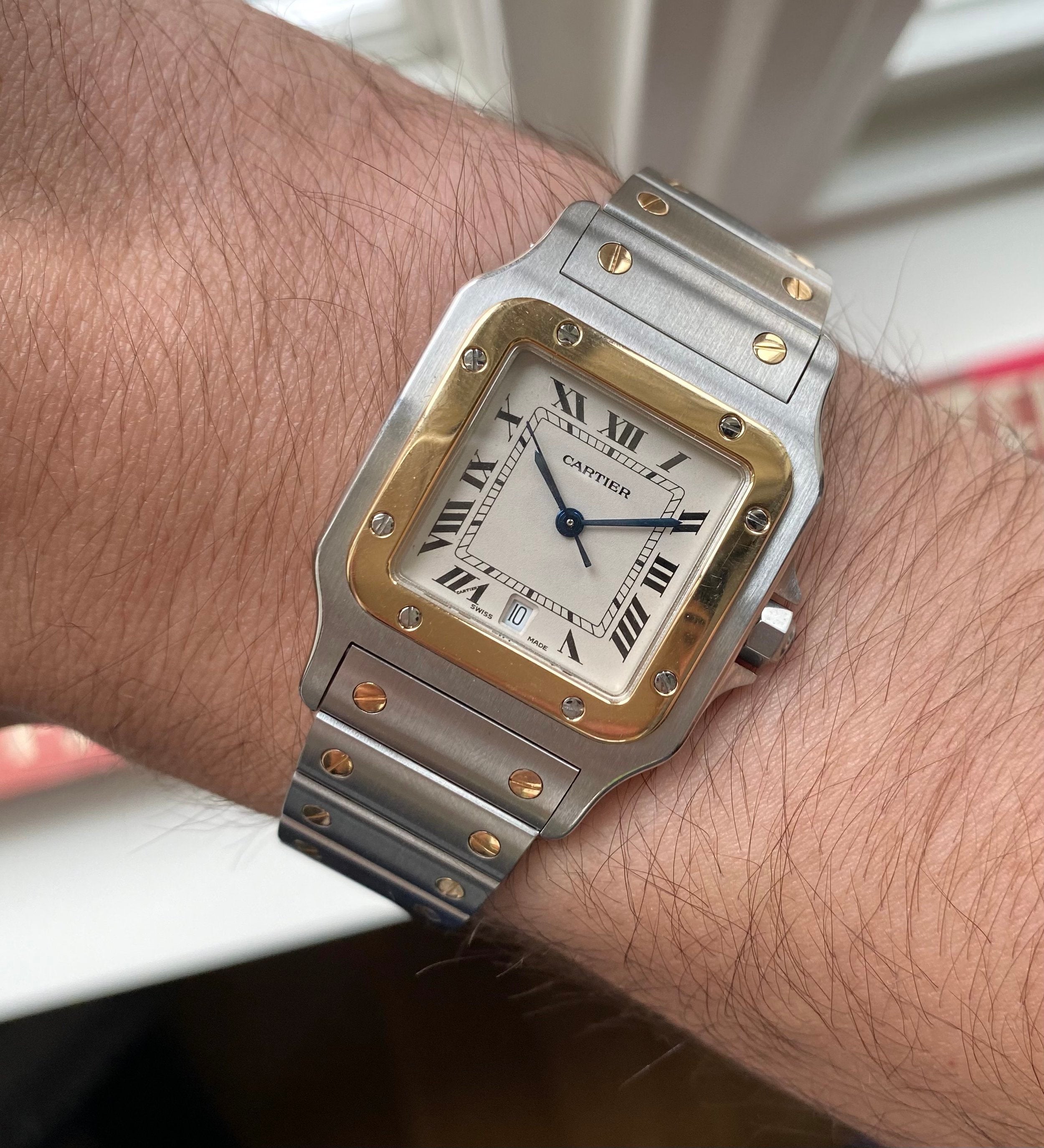 Cartier Santos Galbée ref. 1566 — Two-tone