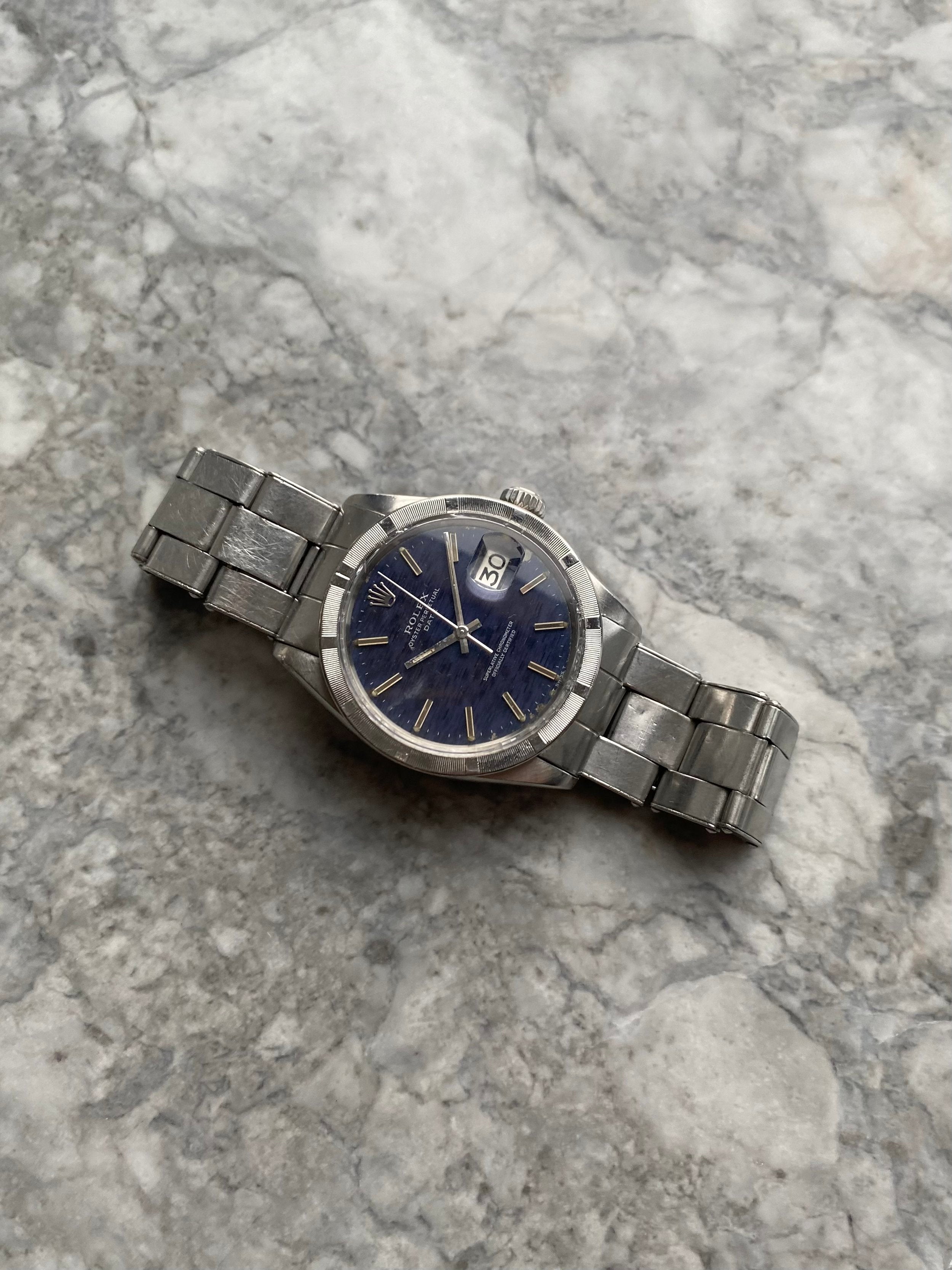 Rolex OP 1501 - Blue Mosaic Dial w/ Papers.