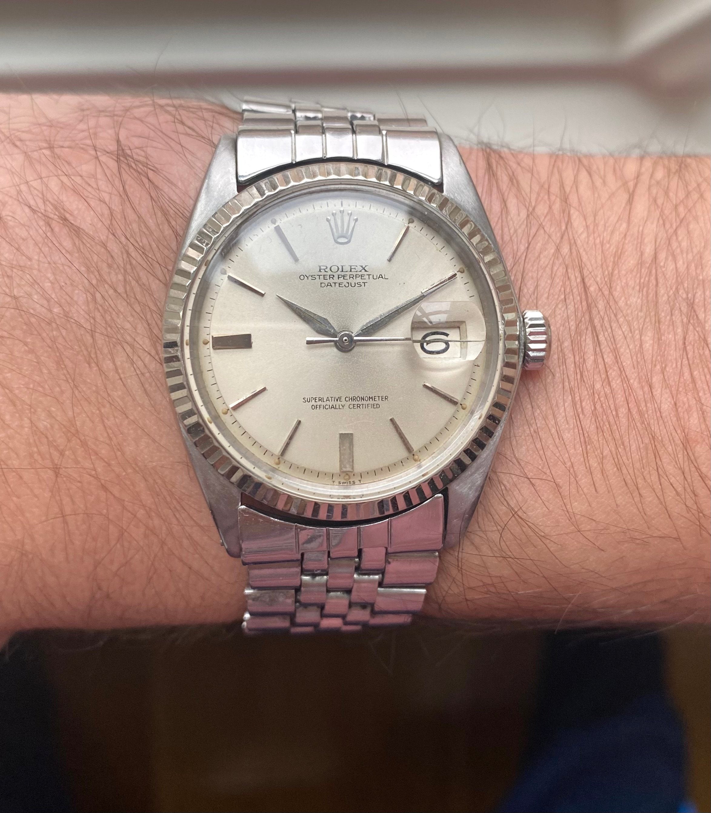 Rolex Datejust ref. 1601 — Alpha Hands