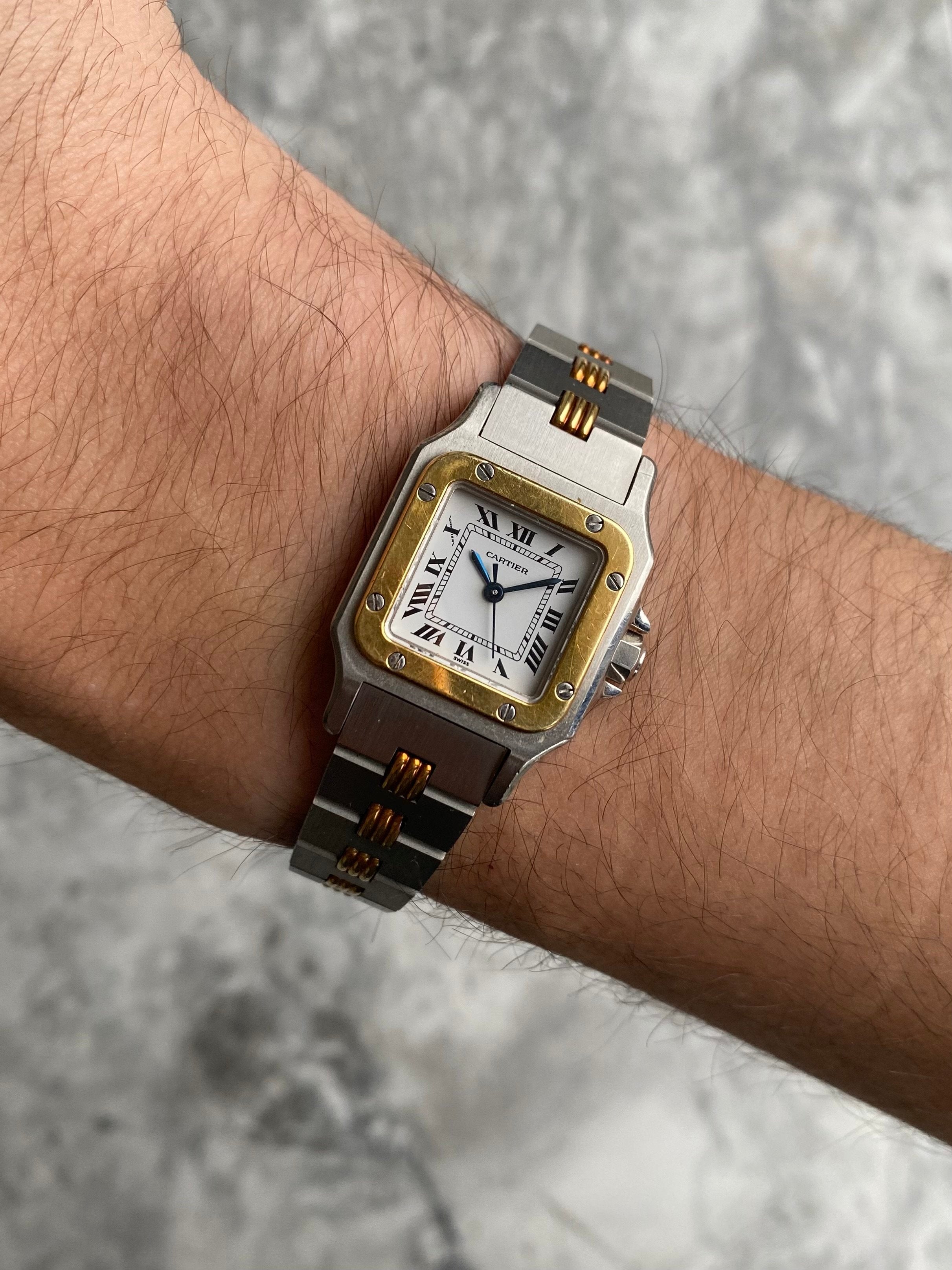 Cartier Santos - Ladies Godron.