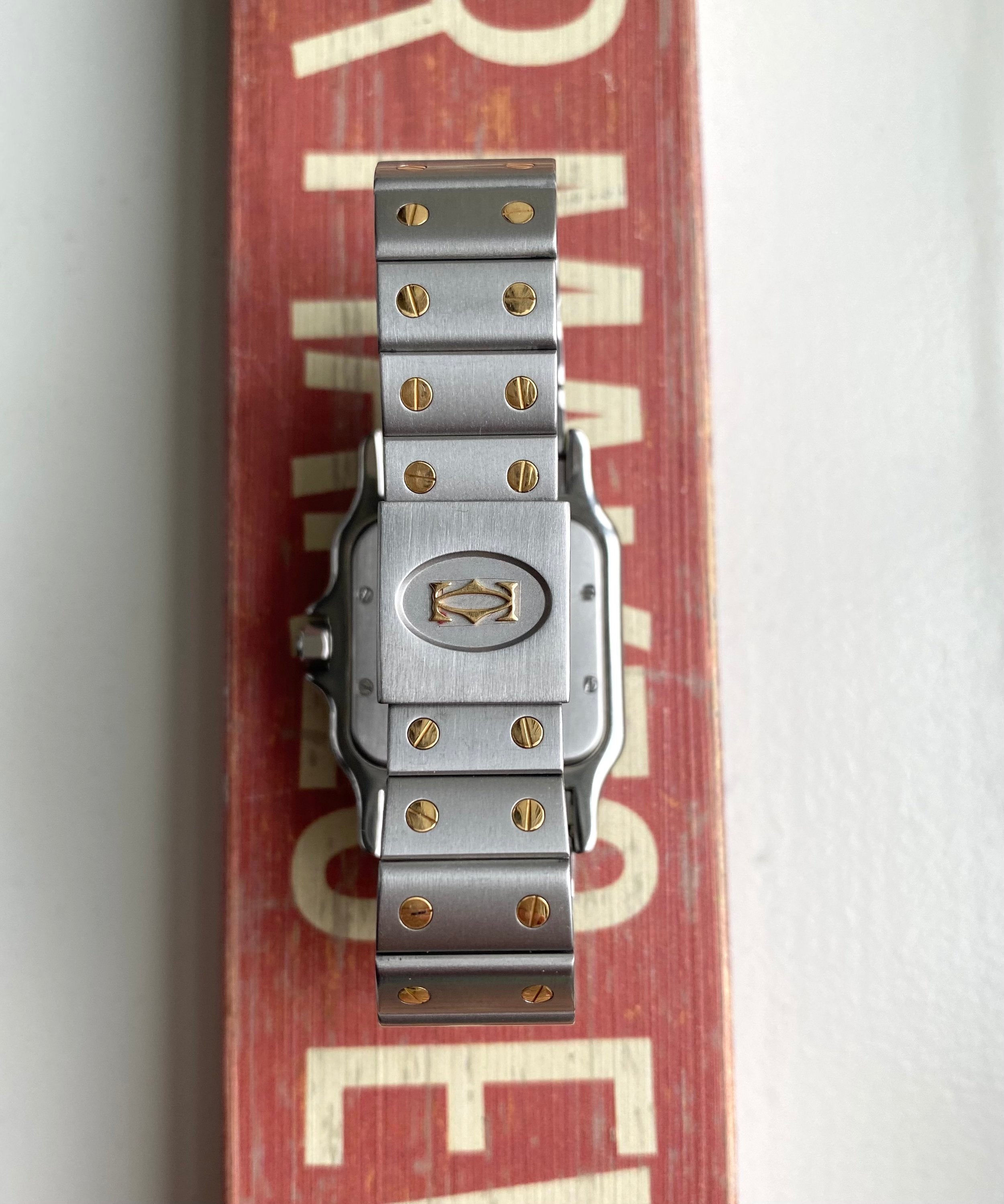 Cartier Santos — Two-tone Grey Dial